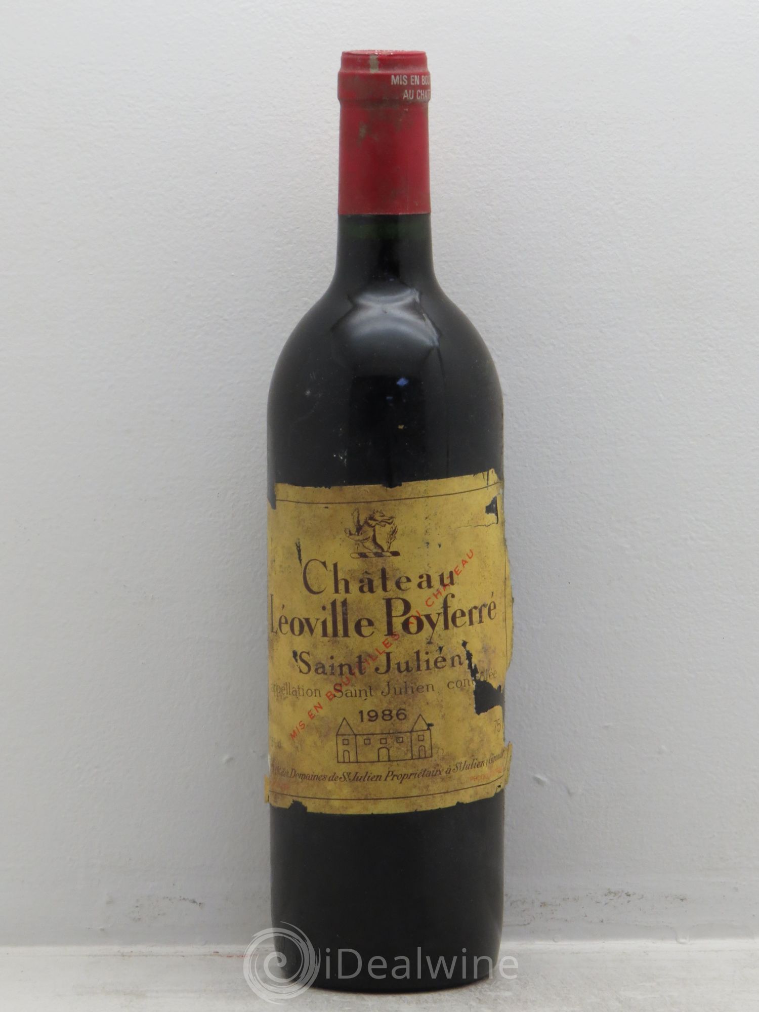 Château Léoville Poyferré 2ème Grand Cru Classé 1986 - Lot de 1 bouteille - 0