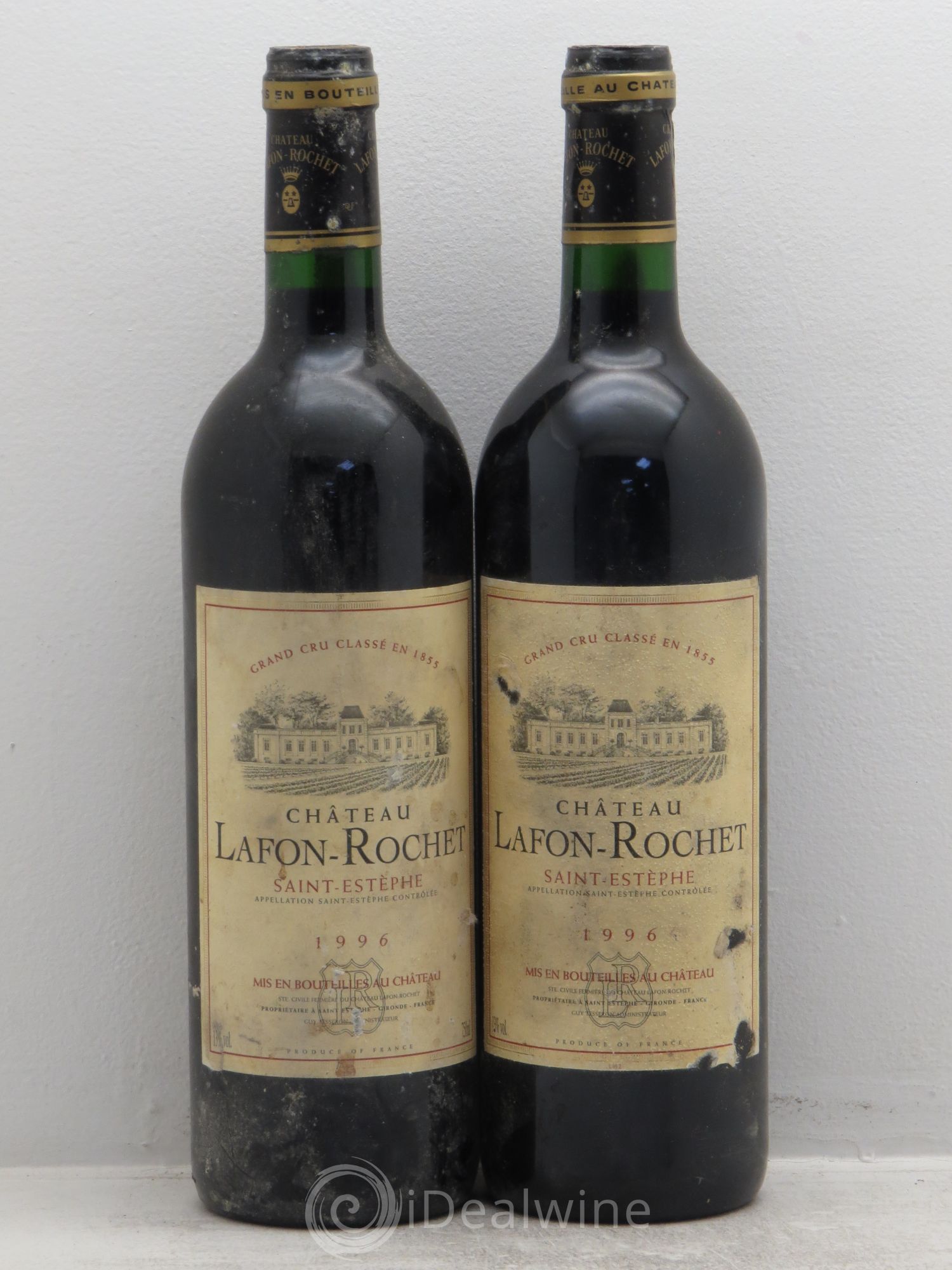 Château Lafon Rochet 4ème Grand Cru Classé 1996 - Lot de 1 bouteille - 0