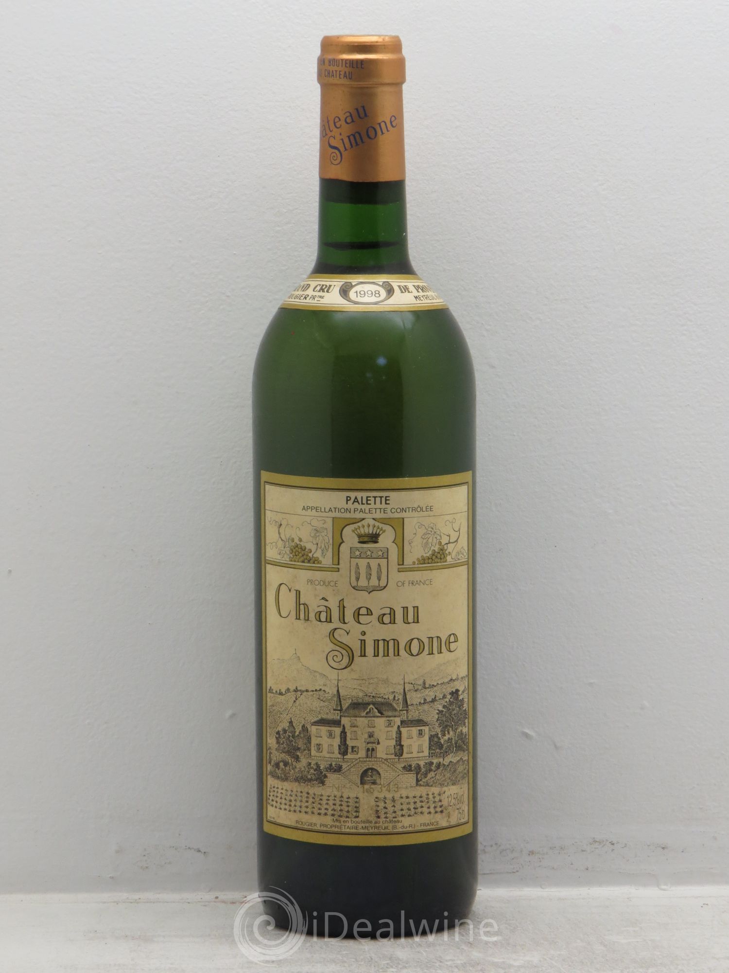 Palette Château Simone Famille Rougier 1998 - Lot de 1 bouteille - 0