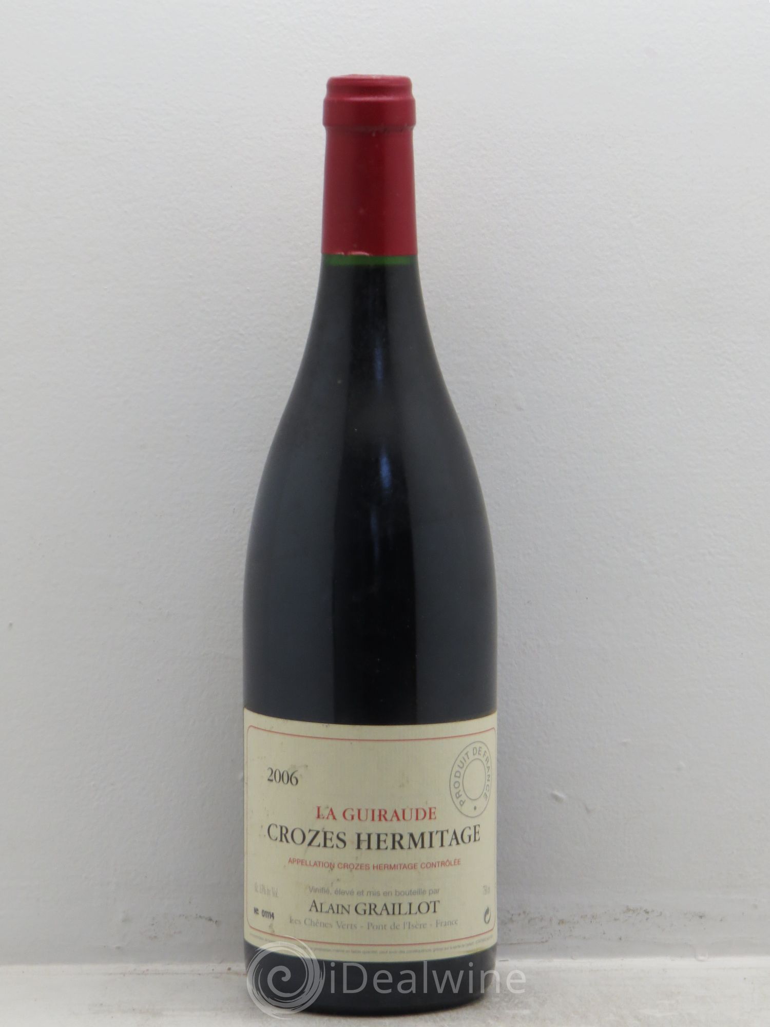 Crozes-Hermitage La Guiraude Domaine Graillot 2006 - Lot de 1 bouteille - 0