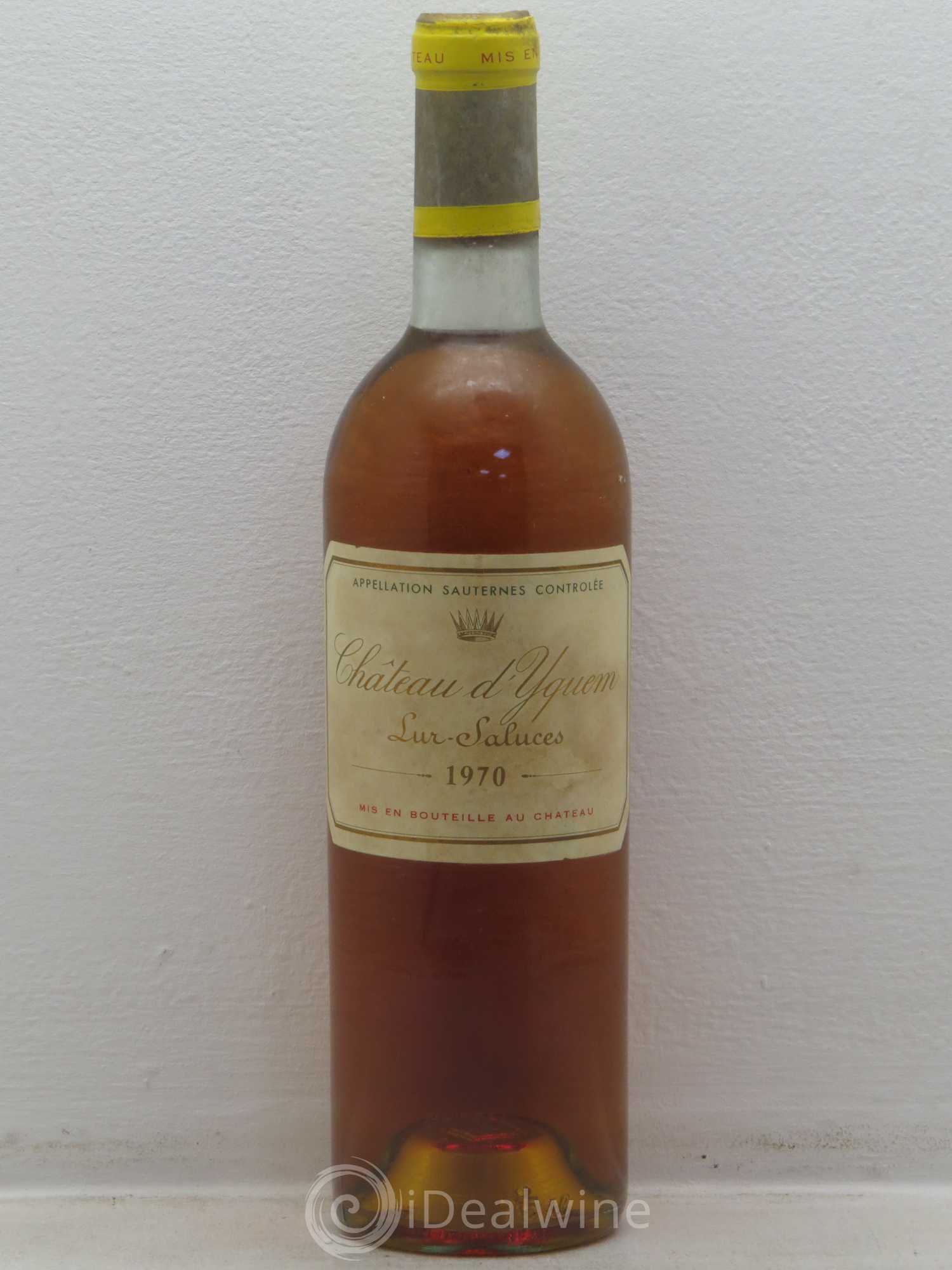 Château d' Yquem 1er Cru Classé Supérieur 1970 - Lotto di 1 bottiglia - 0