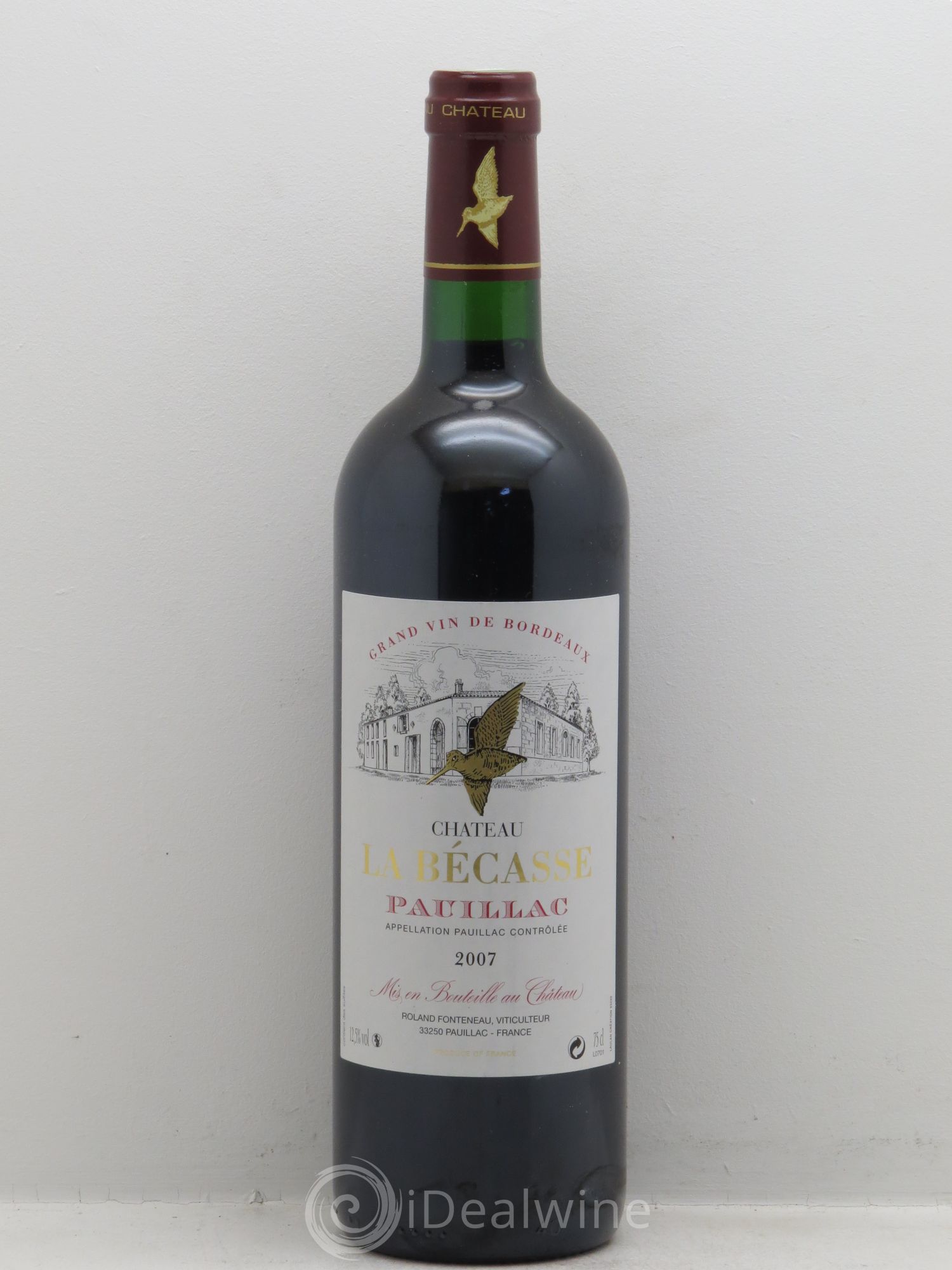 Château la Bécasse 2007 - Lot de 1 bouteille - 0