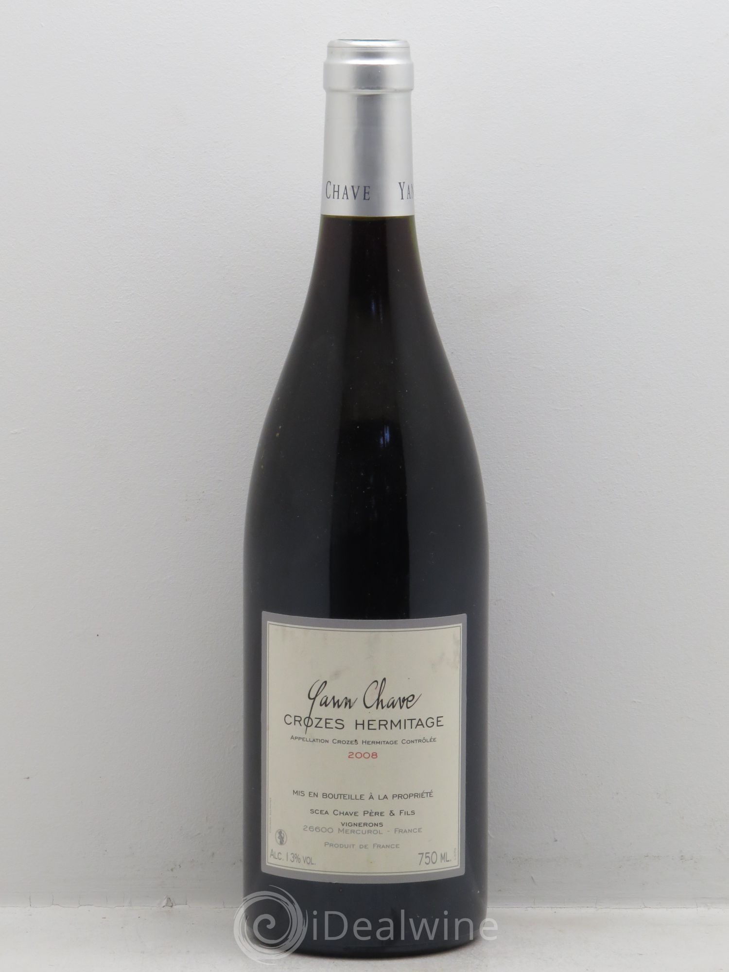 Crozes-Hermitage Yann Chave 2008 - Lot de 1 bouteille - 0