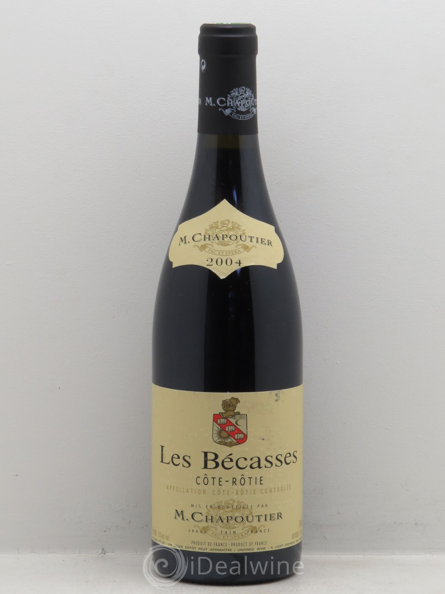 Côte-Rôtie Chapoutier les Bécasses 2004 - Lot de 1 bouteille - 0
