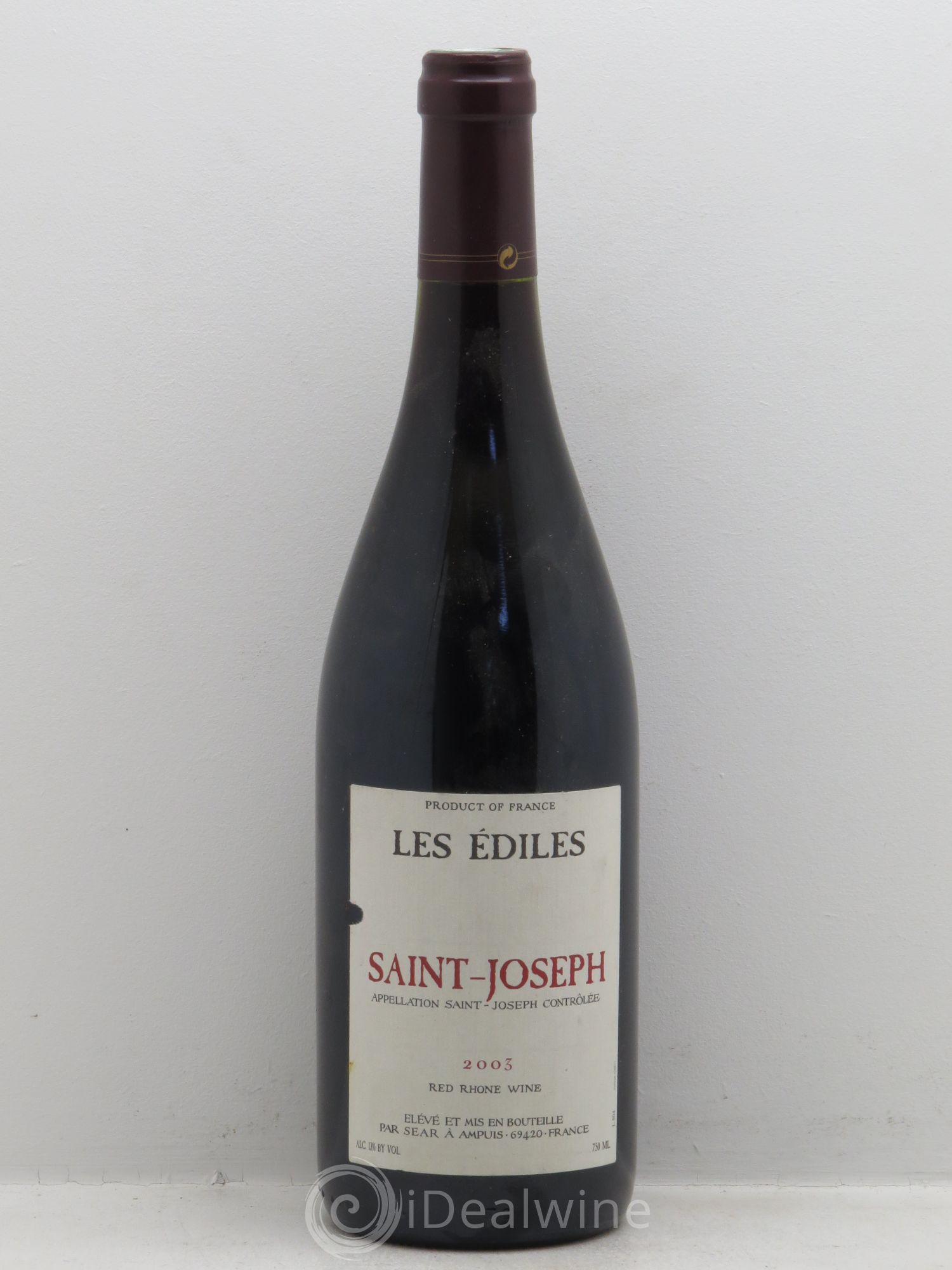 Saint-Joseph les Ediles 2003 - Lot de 1 bouteille - 0