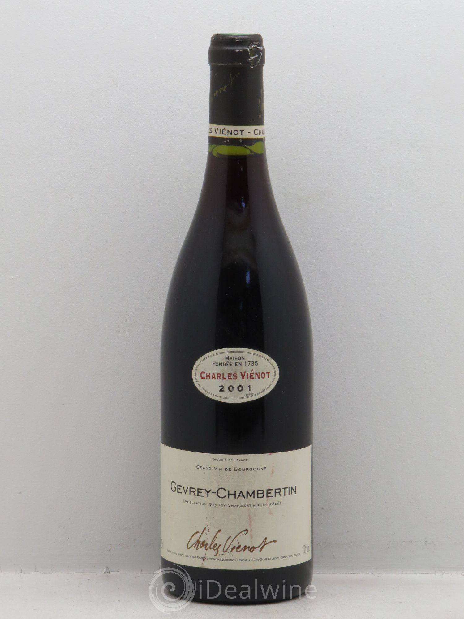 Gevrey-Chambertin (sans prix de réserve) 2001 - Lot de 1 bouteille - 0