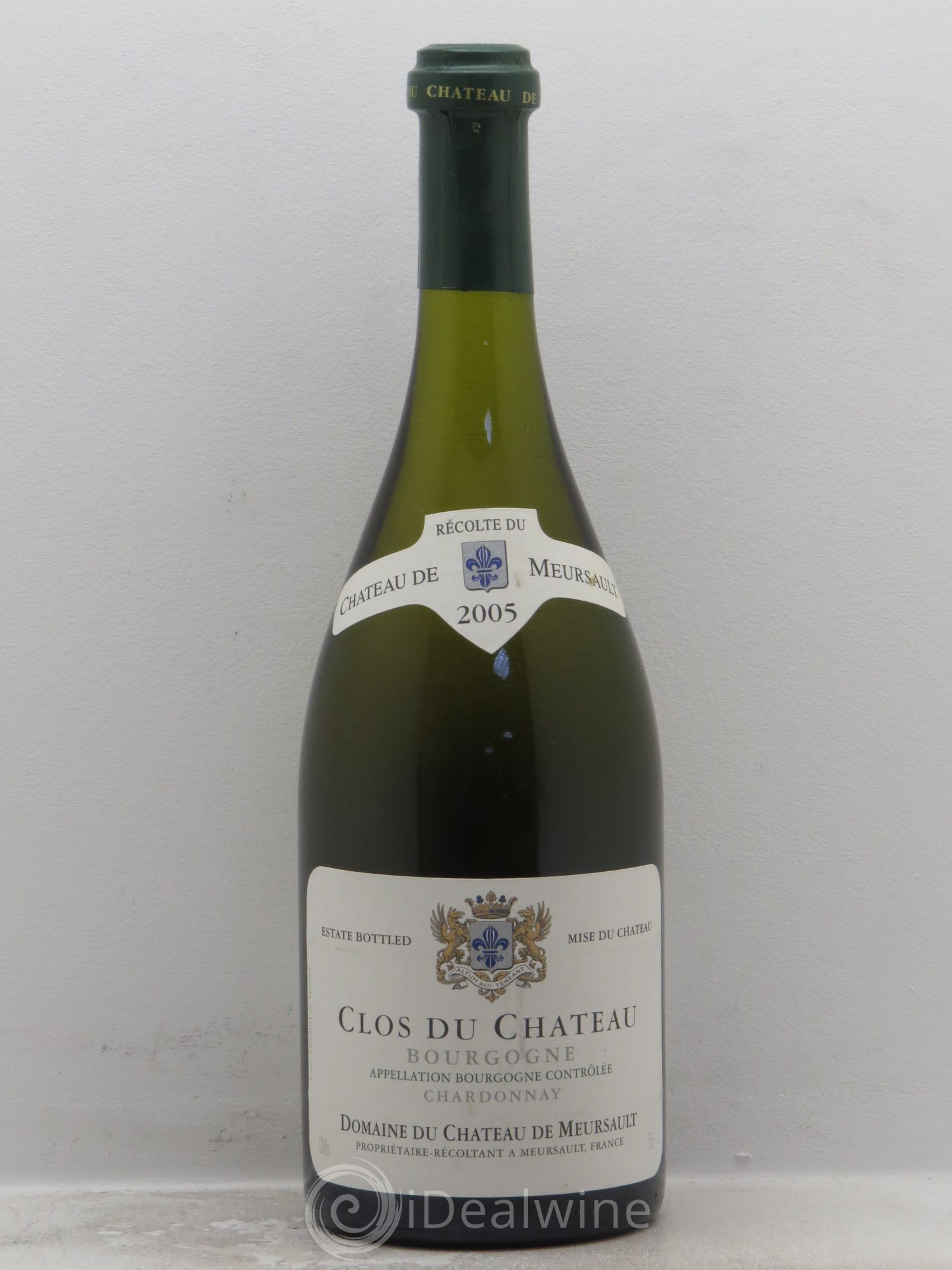 Bourgogne Clos du Château Chardonnay Domaine du Château de Meursault 2005 - Posten von 1 Flasche - 0