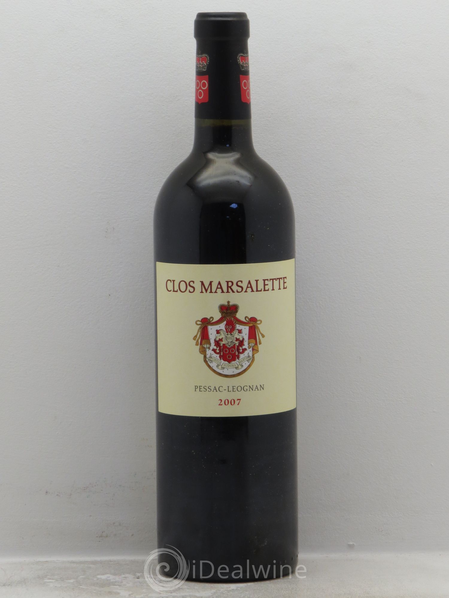 Pessac-Léognan Clos Marsalette 2007 - Lot de 1 bouteille - 0