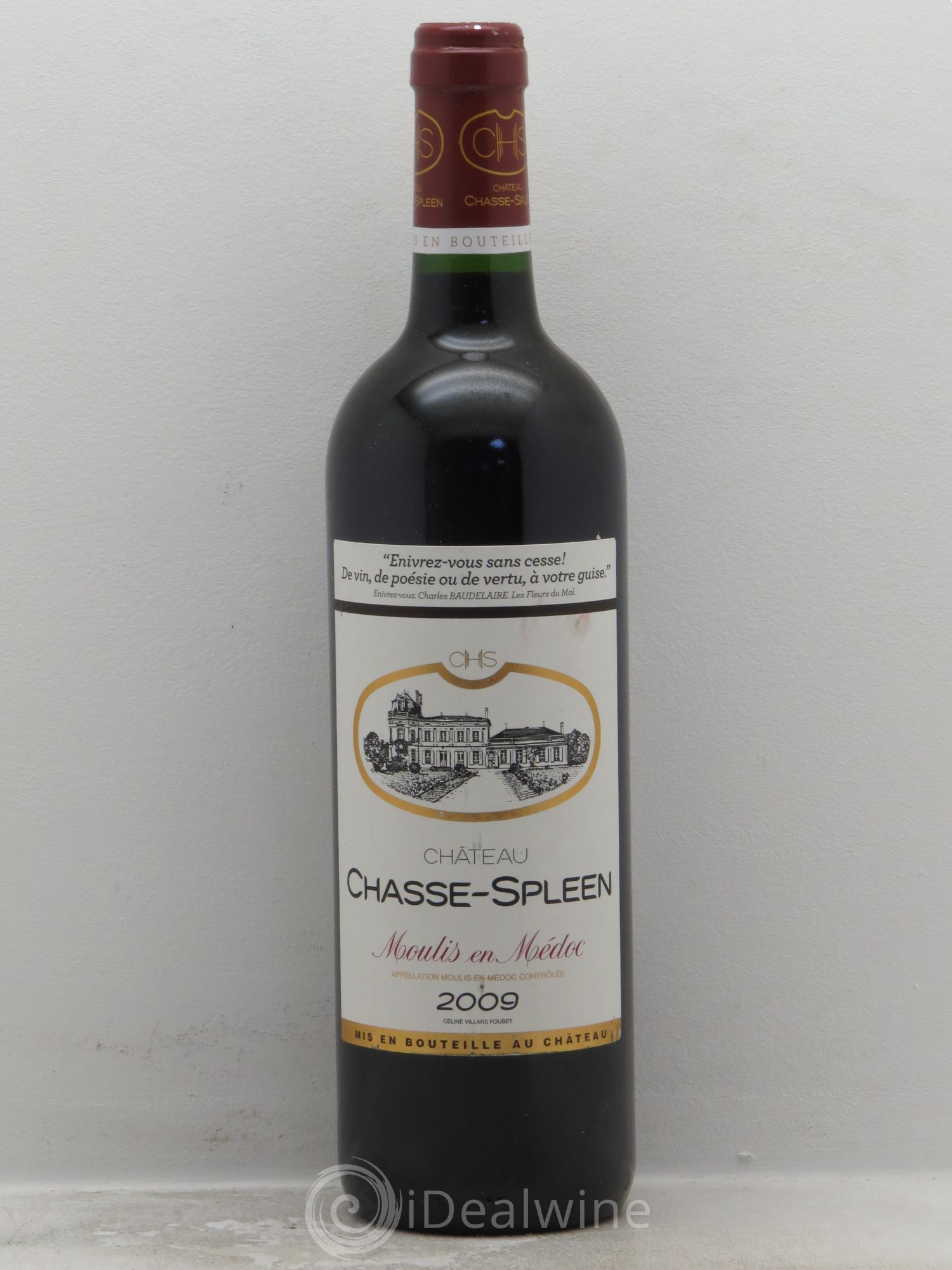 Château Chasse Spleen 2009 - Lot de 1 bouteille - 0