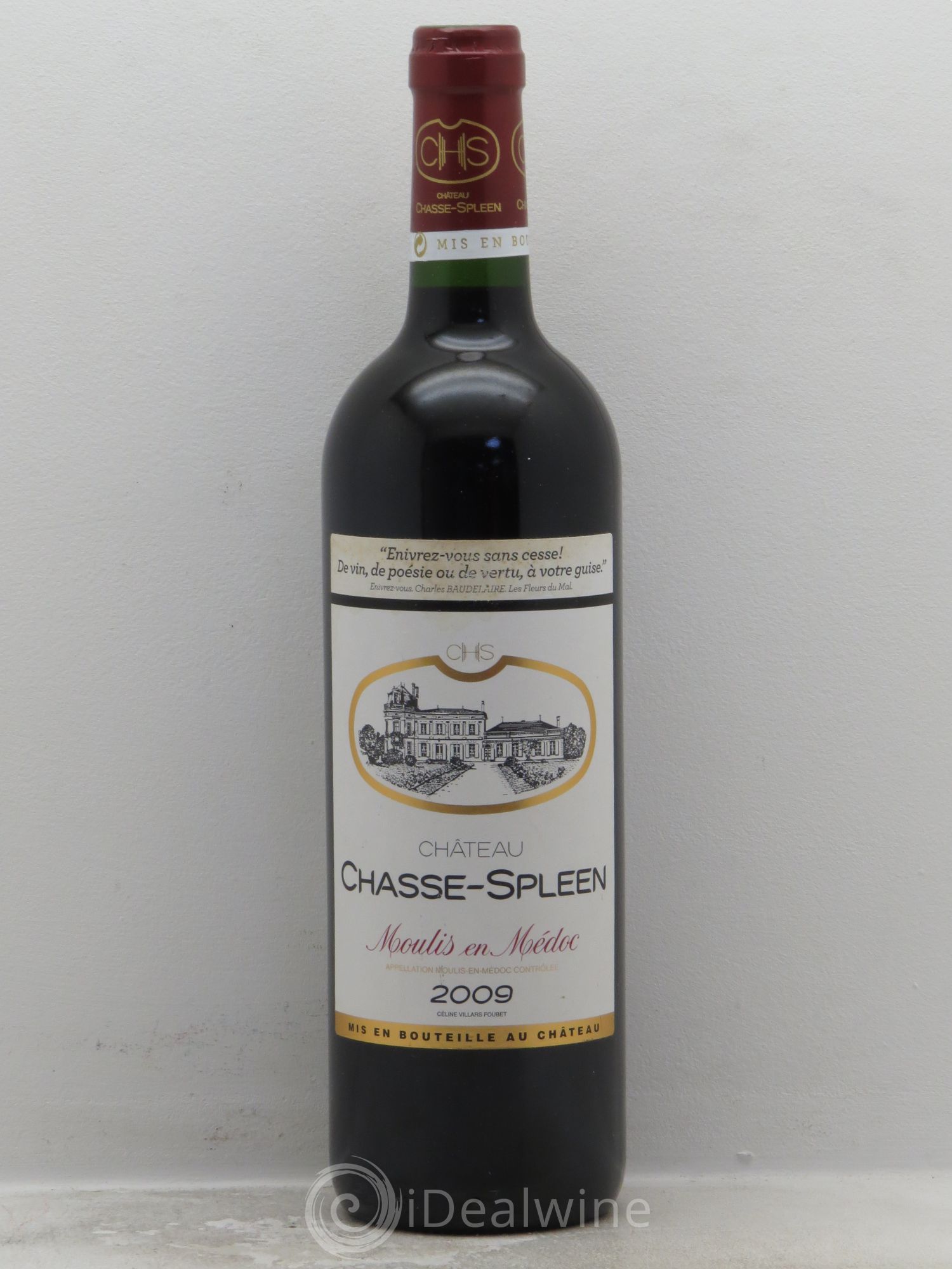 Château Chasse Spleen 2009 - Lot de 1 bouteille - 0