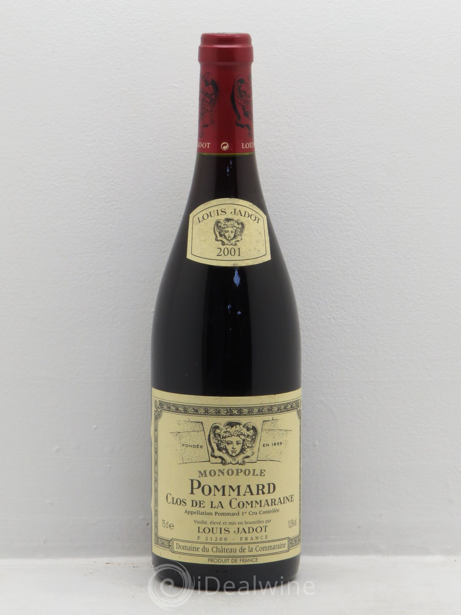 Pommard Domaine de la Commaraine Louis Jadot 2001 - Posten von 1 Flasche - 0