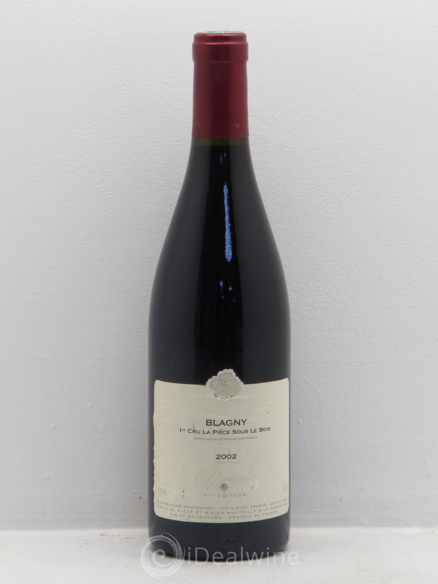 Blagny 1er Cru La Pièce sous le Bois - Lamy Pillot 2002 - Posten von 1 Flasche - 0