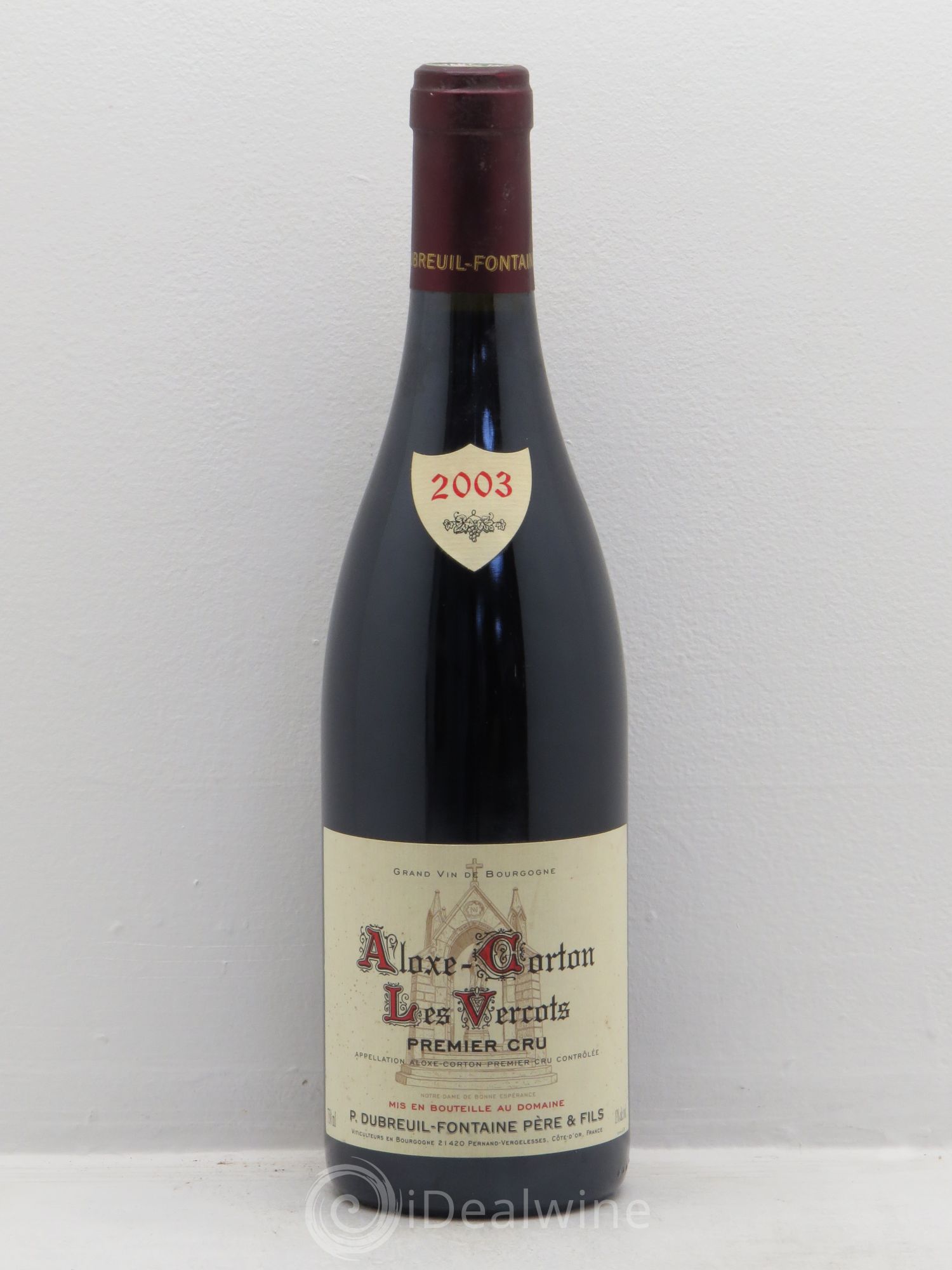 Aloxe-Corton 1er Cru Domaine Dubreuil-Fontaine 2003 - Posten von 1 Flasche - 0