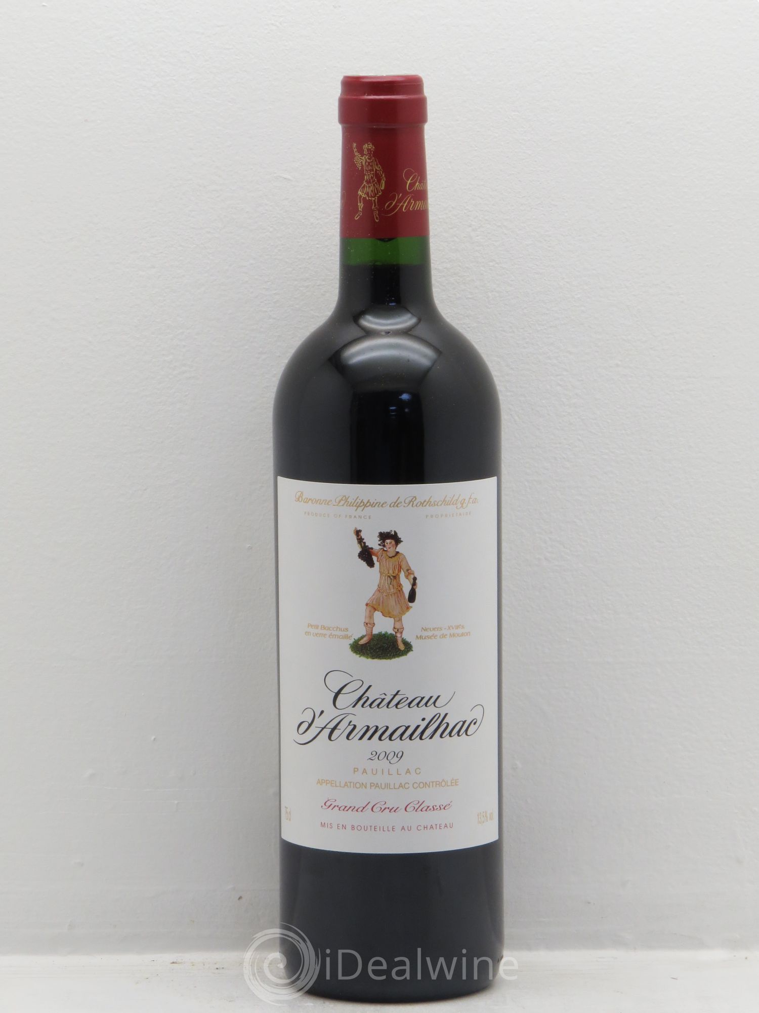 Château d' Armailhac - Mouton Baron(ne) Philippe 5ème Grand Cru Classé 2009 - Lot de 1 bouteille - 0