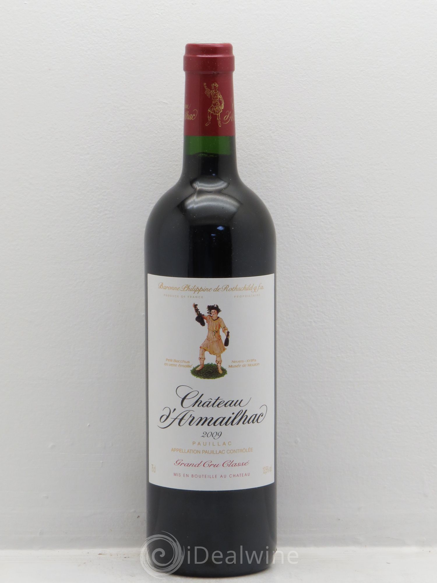 Château d' Armailhac - Mouton Baron(ne) Philippe 5ème Grand Cru Classé 2009 - Lot de 1 bouteille - 0