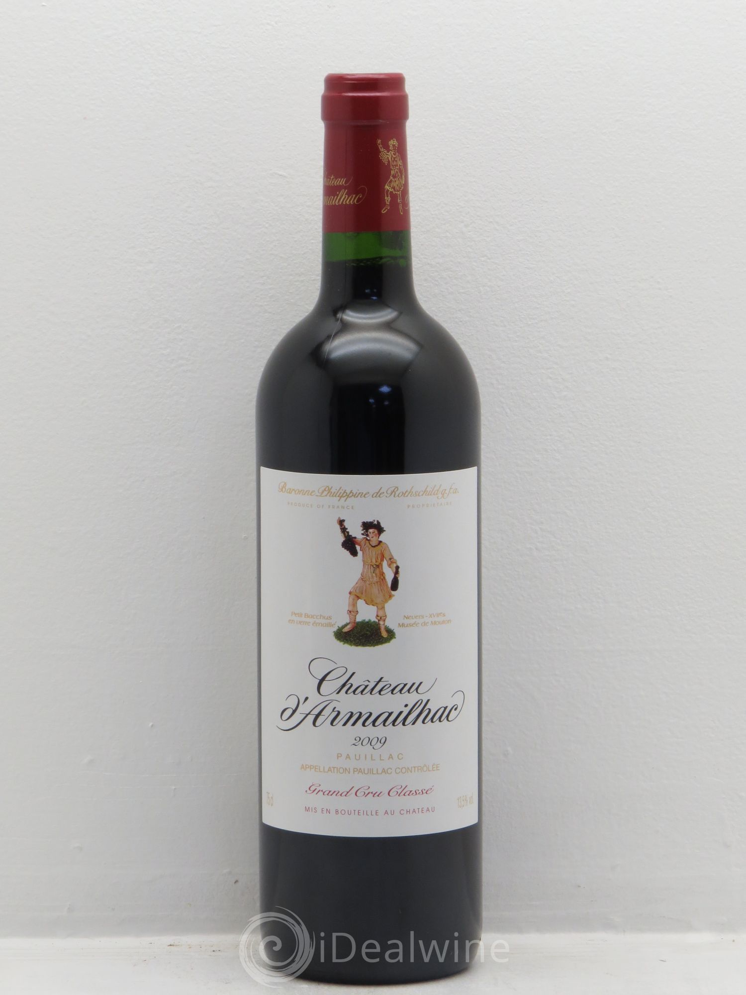 Château d' Armailhac - Mouton Baron(ne) Philippe 5ème Grand Cru Classé 2009 - Lot de 1 bouteille - 0
