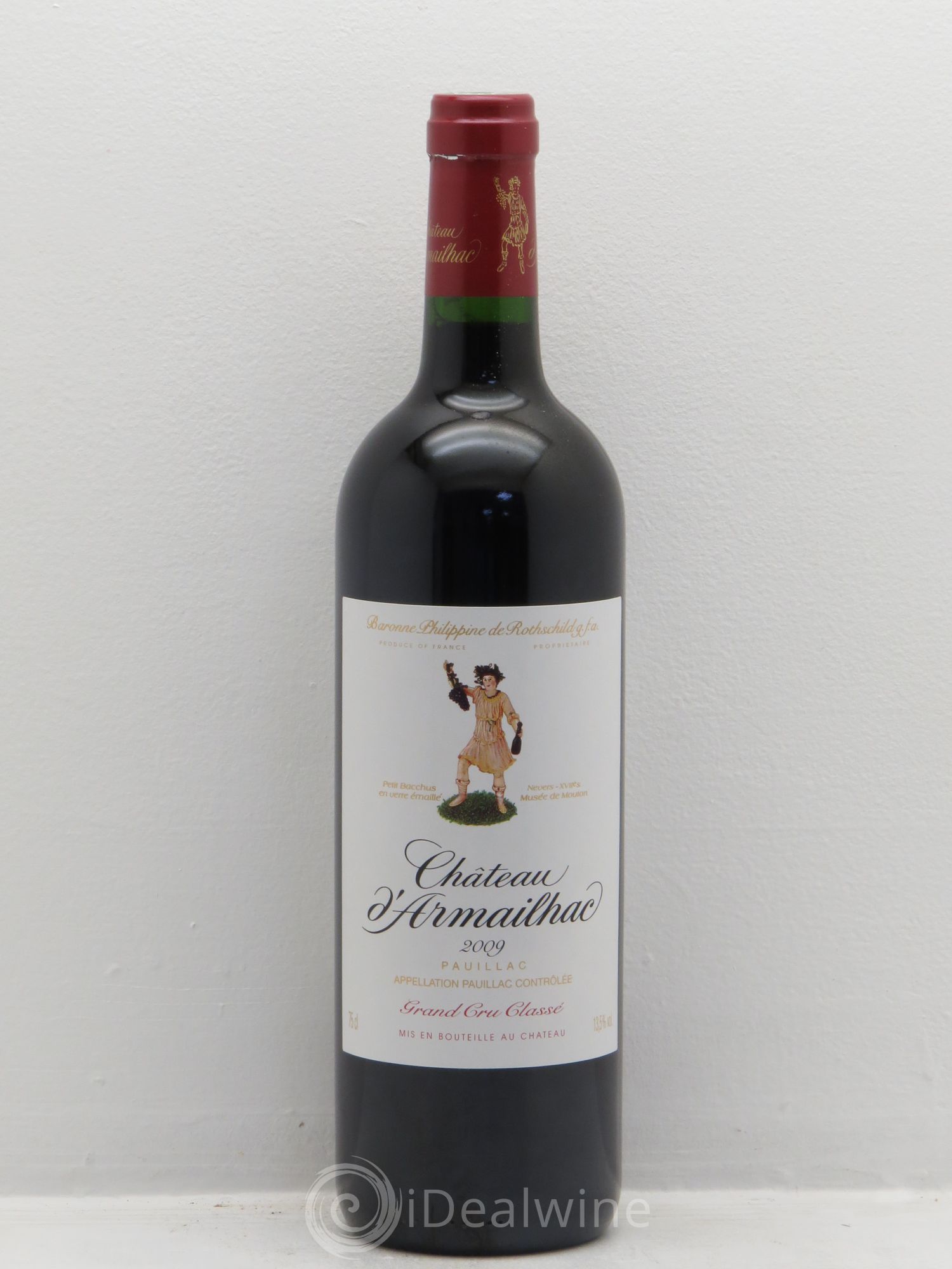 Château d' Armailhac - Mouton Baron(ne) Philippe 5ème Grand Cru Classé 2009 - Lot de 1 bouteille - 0