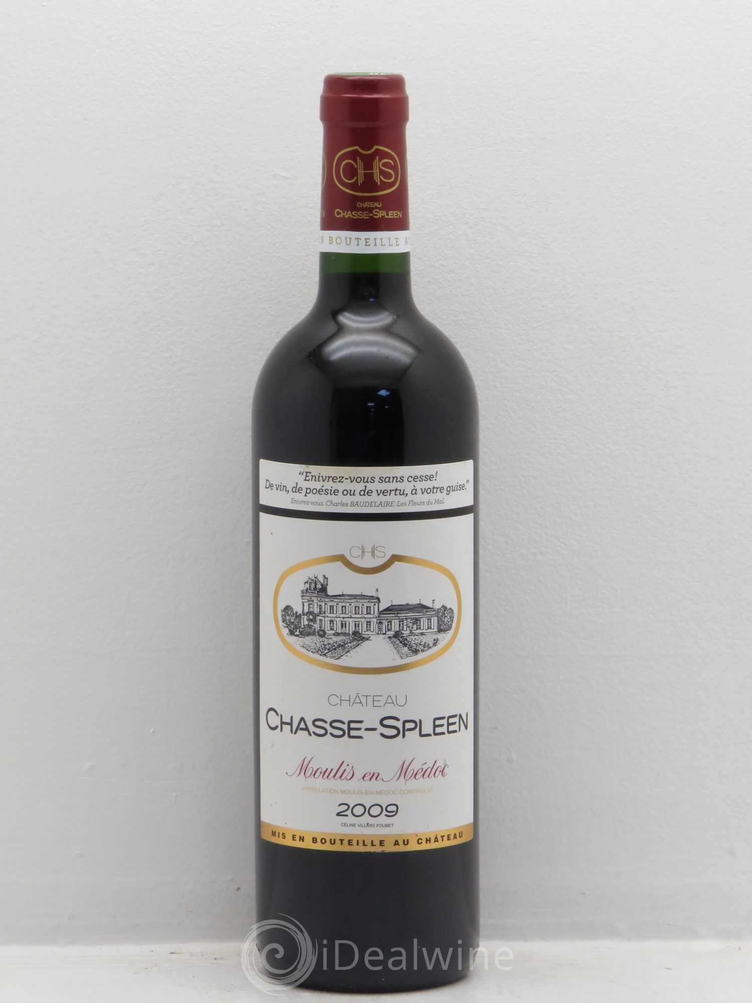 Château Chasse Spleen 2009 - Lot de 1 bouteille - 0