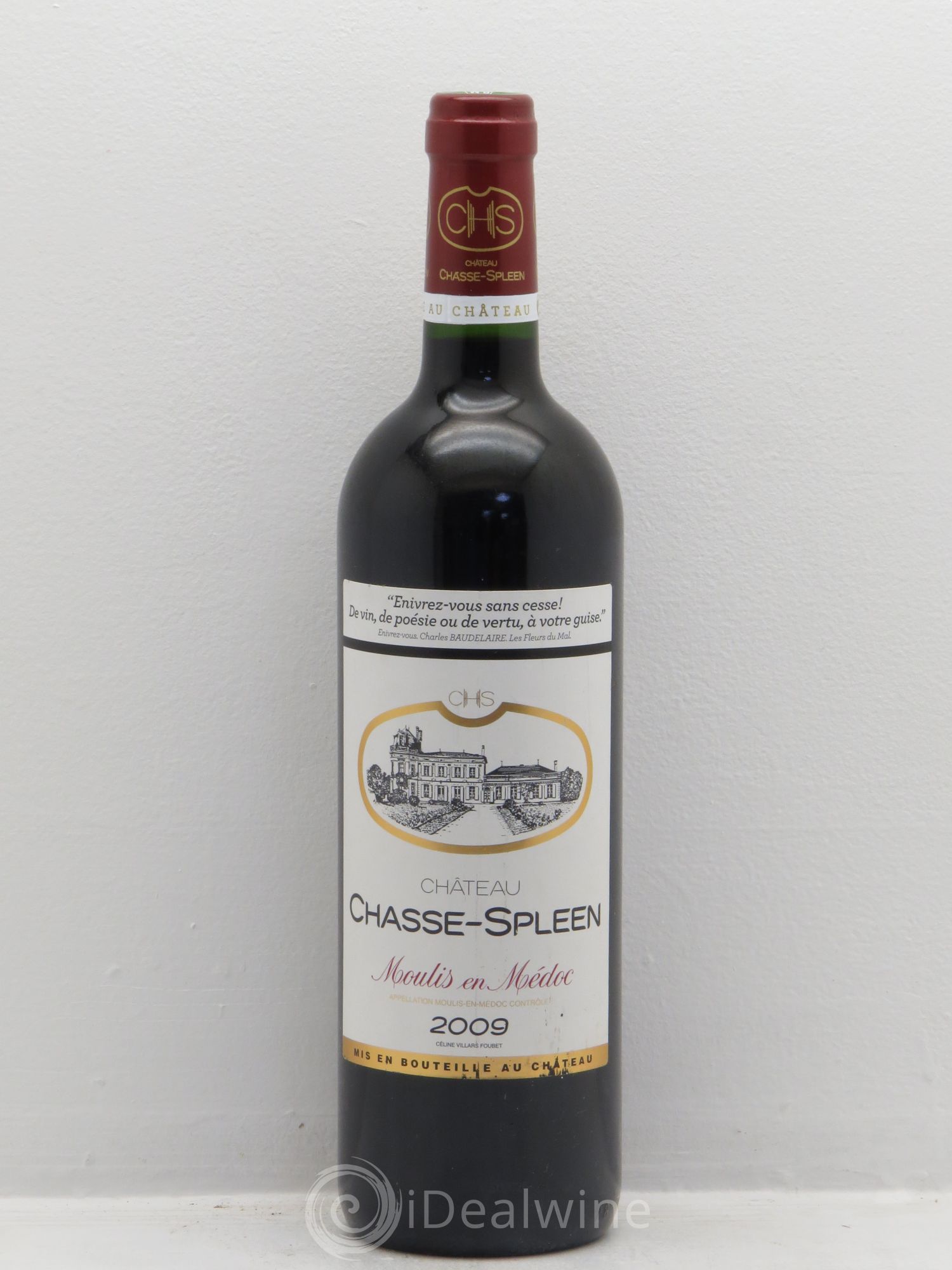 Château Chasse Spleen 2009 - Lot de 1 bouteille - 0