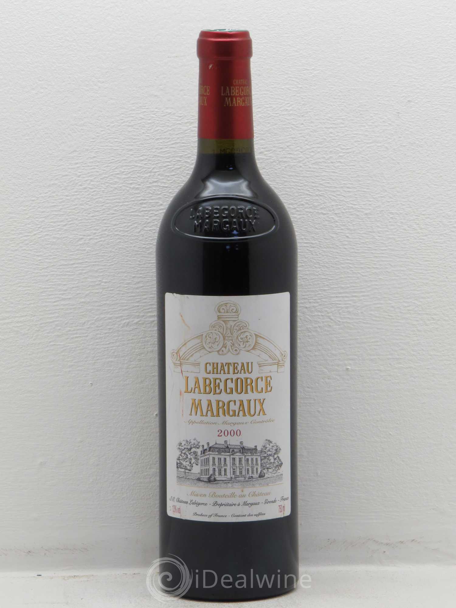 Château Labegorce Cru Bourgeois 2000 - Lot de 1 bouteille - 0