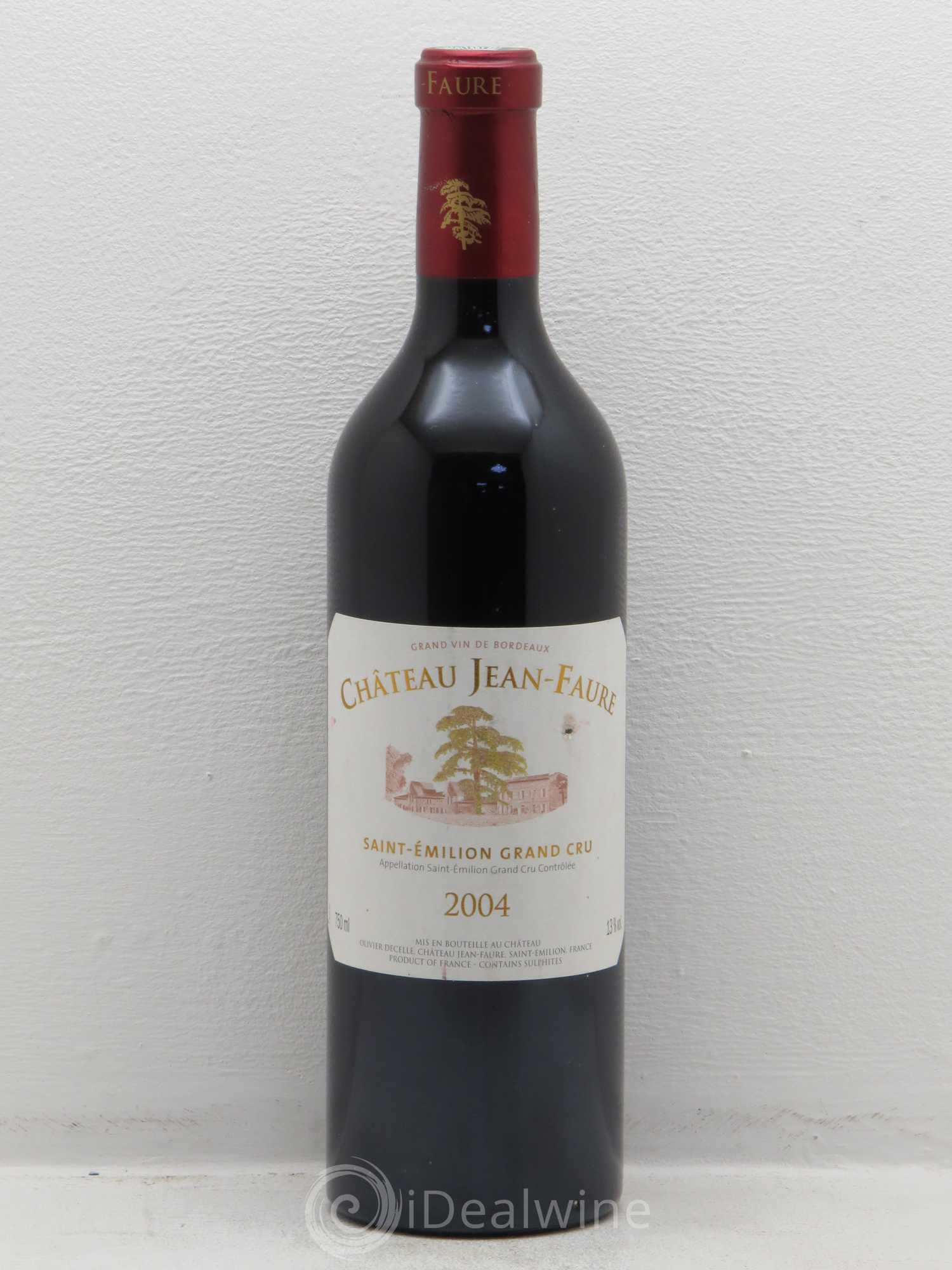 Château Jean Faure Grand Cru Classé 2004 - Lot de 1 bouteille - 0