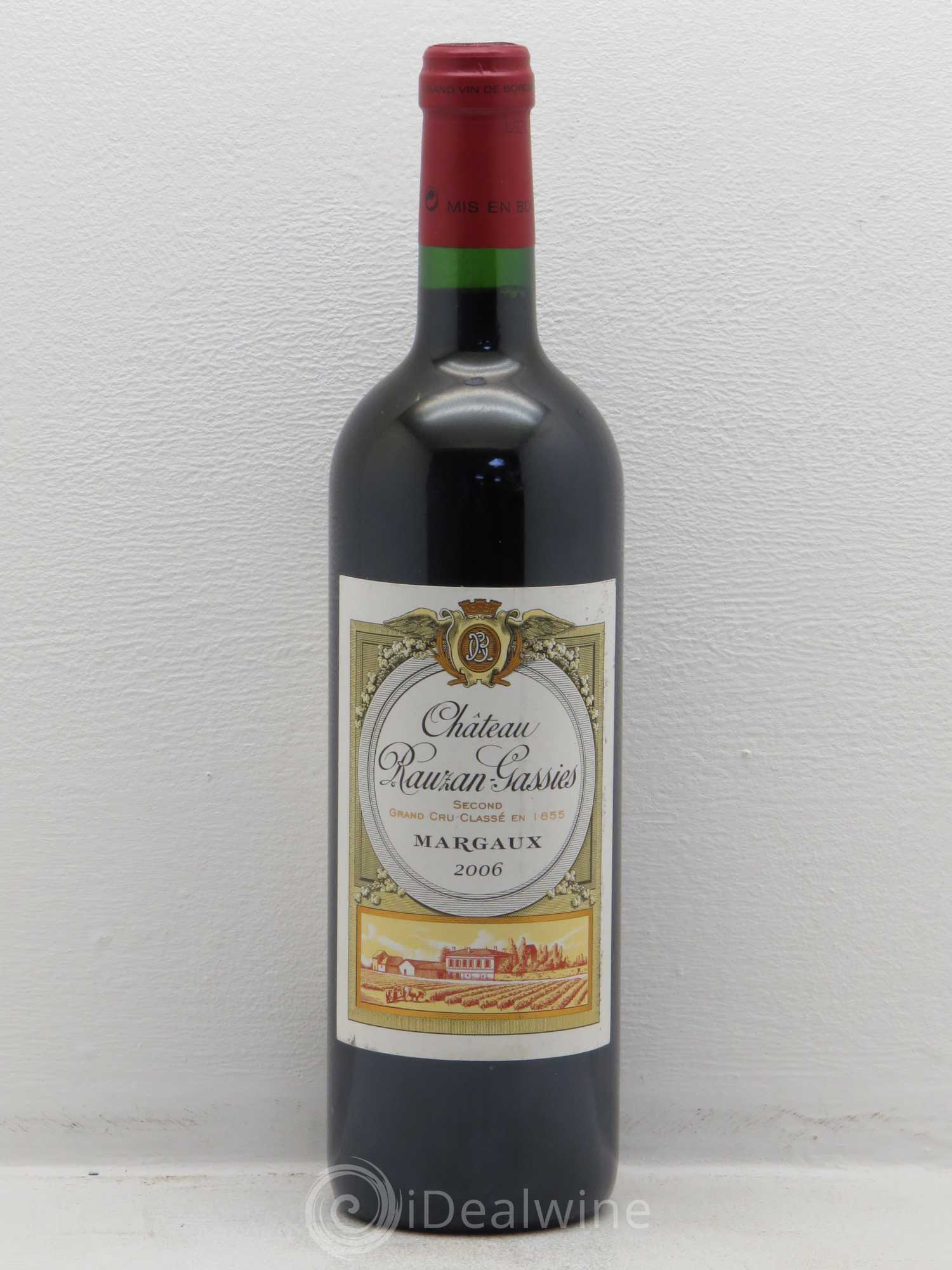 Château Rauzan-Gassies 2ème Grand Cru Classé 2006 - Lot de 1 bouteille - 0