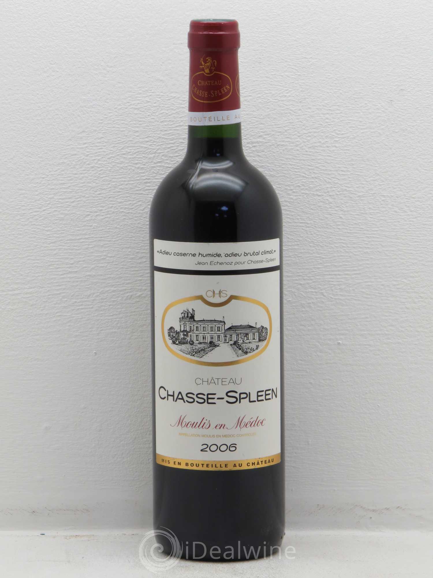 Château Chasse Spleen 2006 - Lot de 1 bouteille - 0