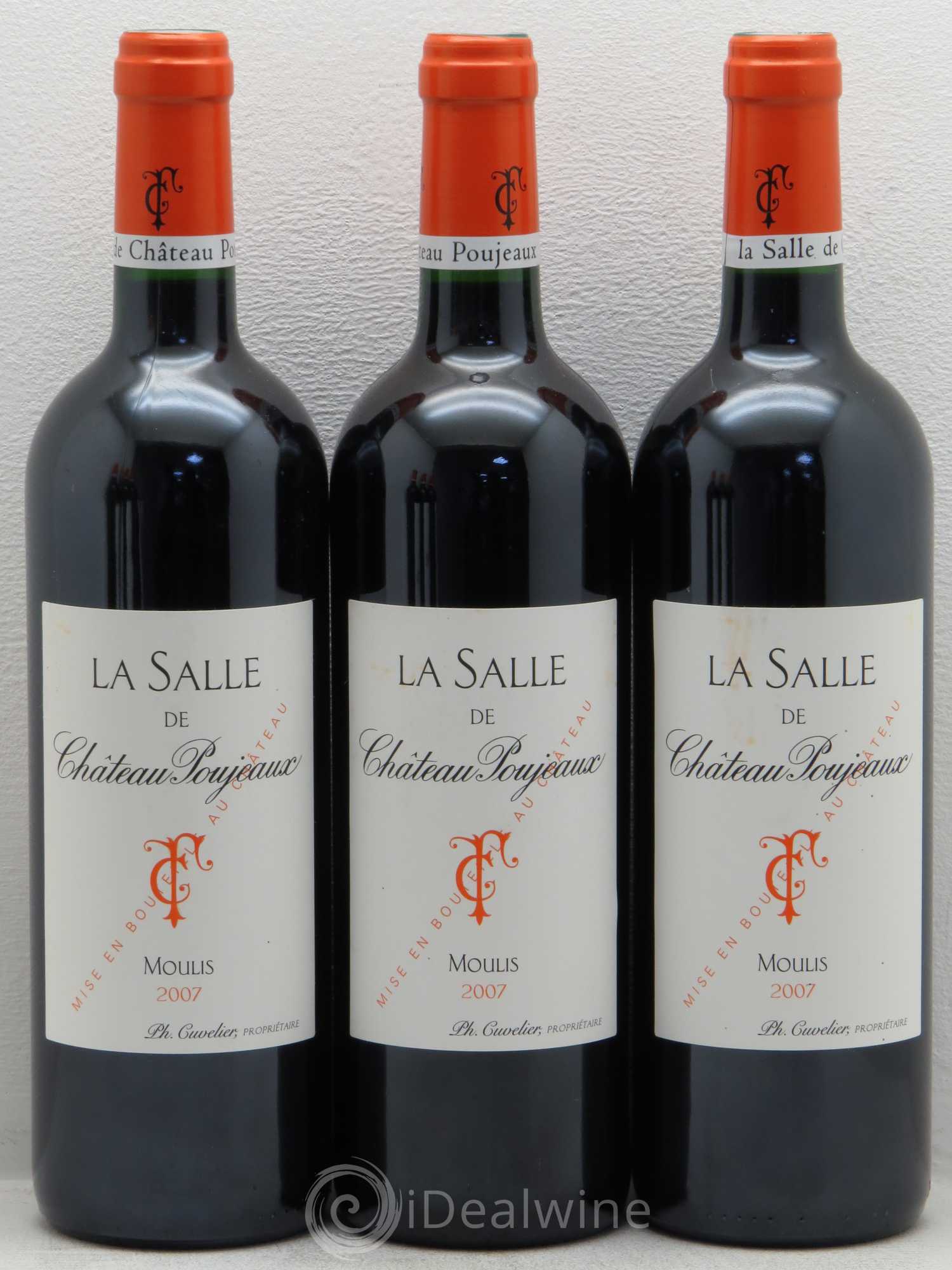 Bordeaux Moulis La Salle de Château Poujeaux 2007 - Posten von 6 Flaschen - 1