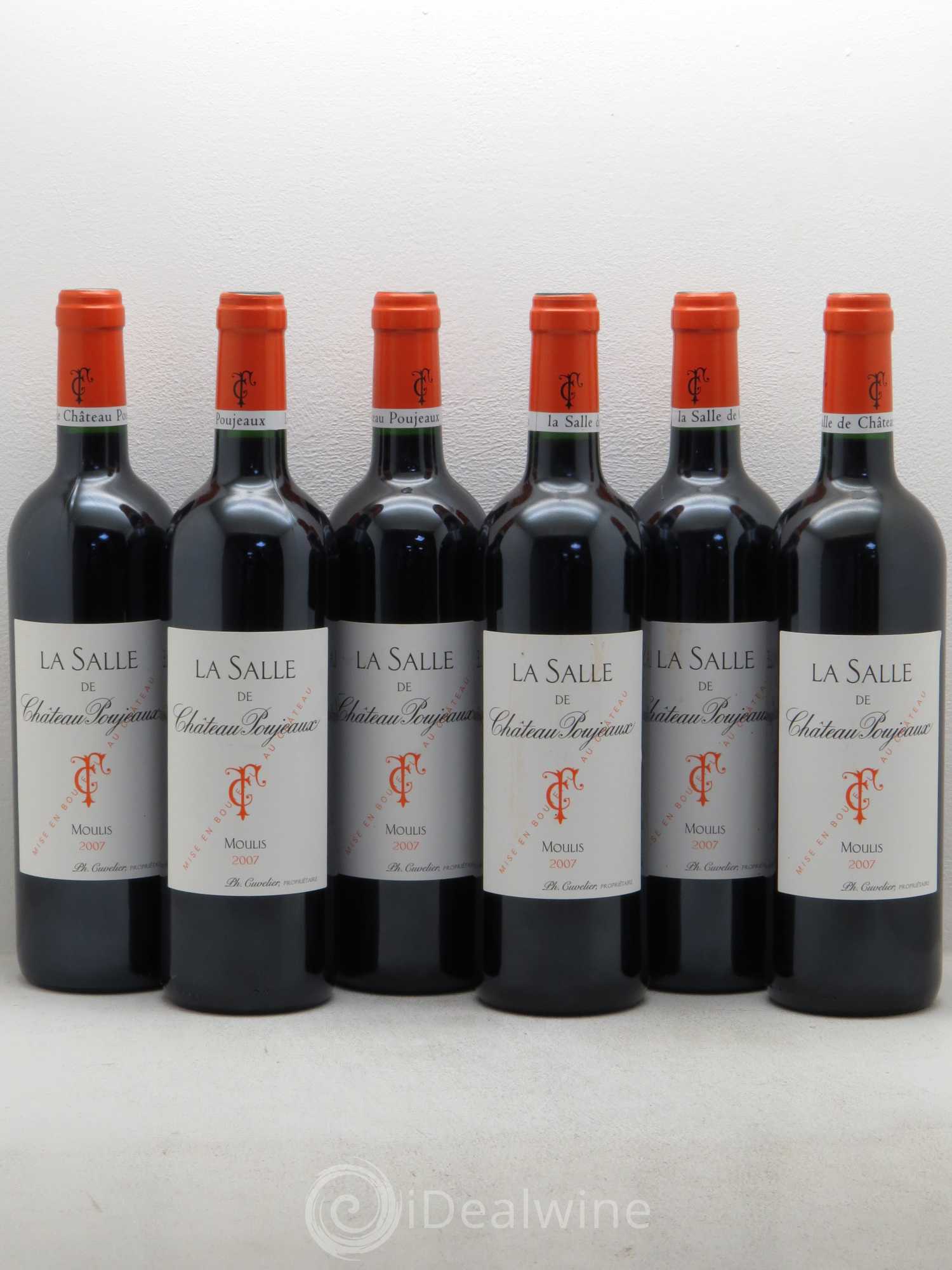 Bordeaux Moulis La Salle de Château Poujeaux 2007 - Posten von 6 Flaschen - 0