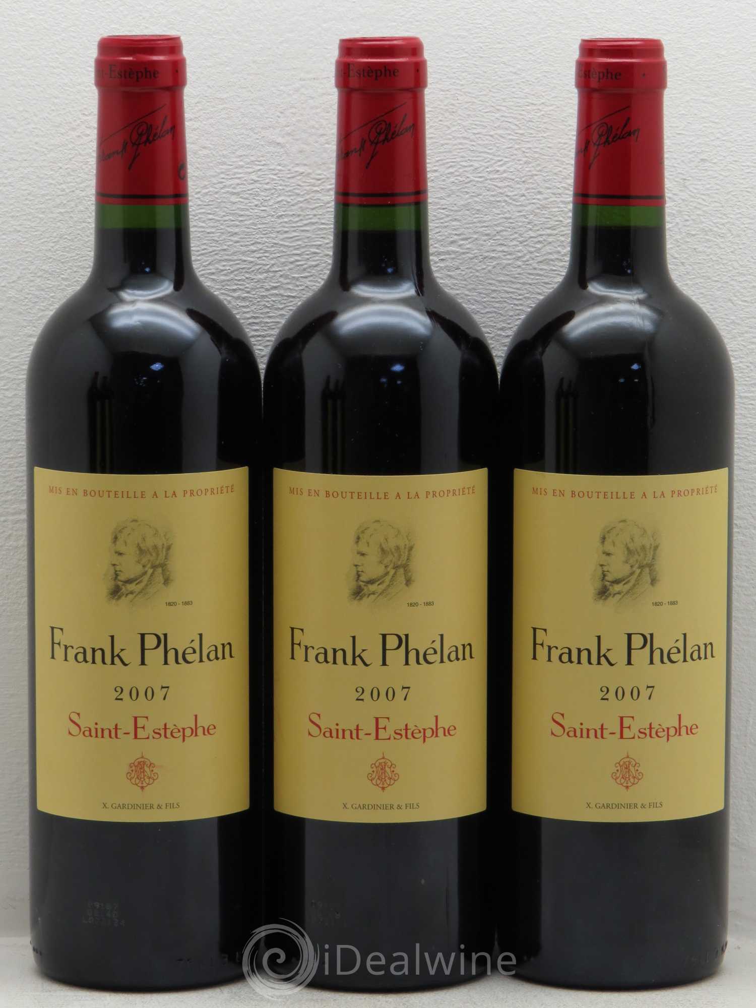Saint-Estèphe Frank Phelan 2007 - Posten von 6 Flaschen - 1