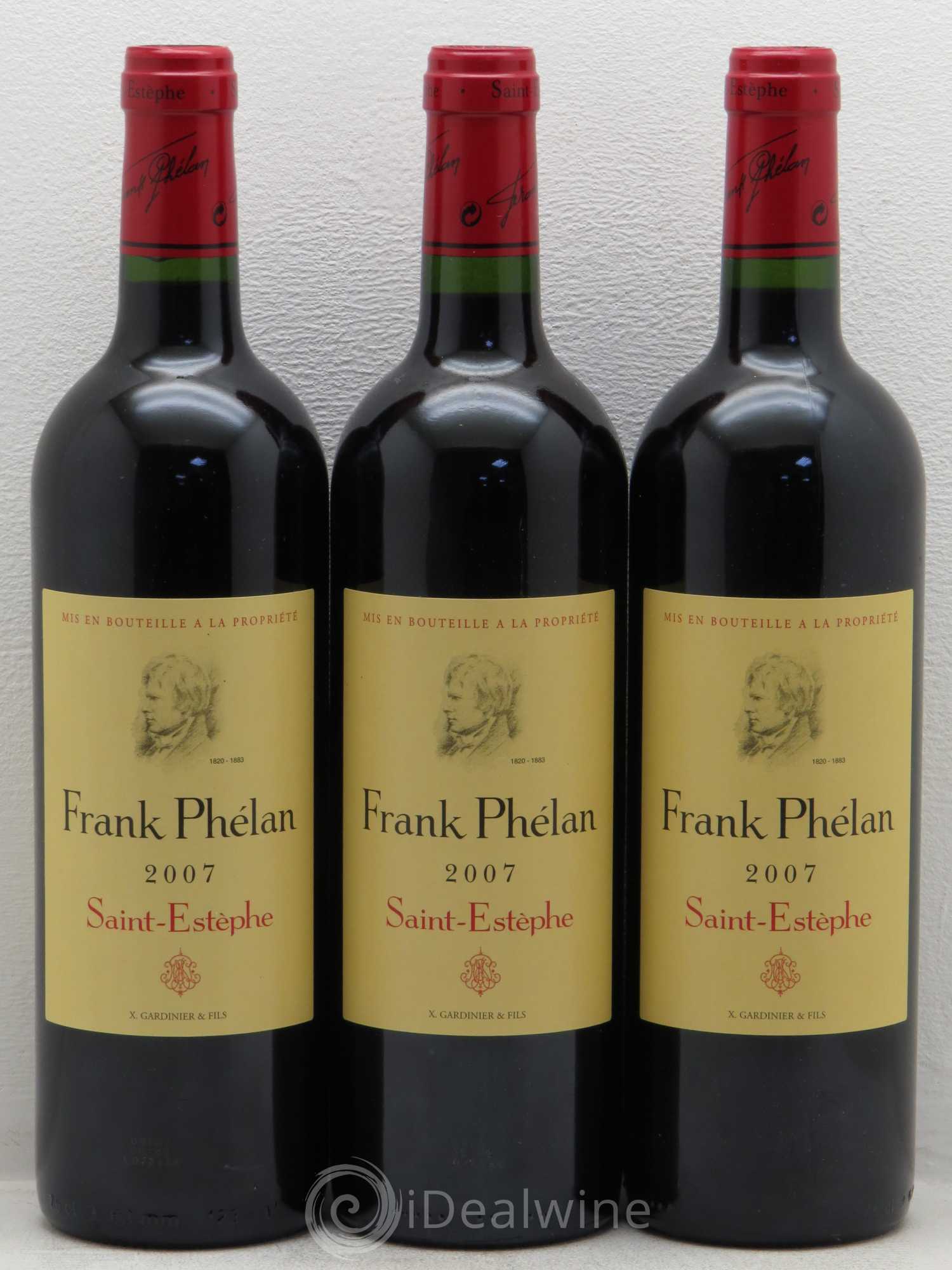 Saint-Estèphe Frank Phelan 2007 - Posten von 6 Flaschen - 2