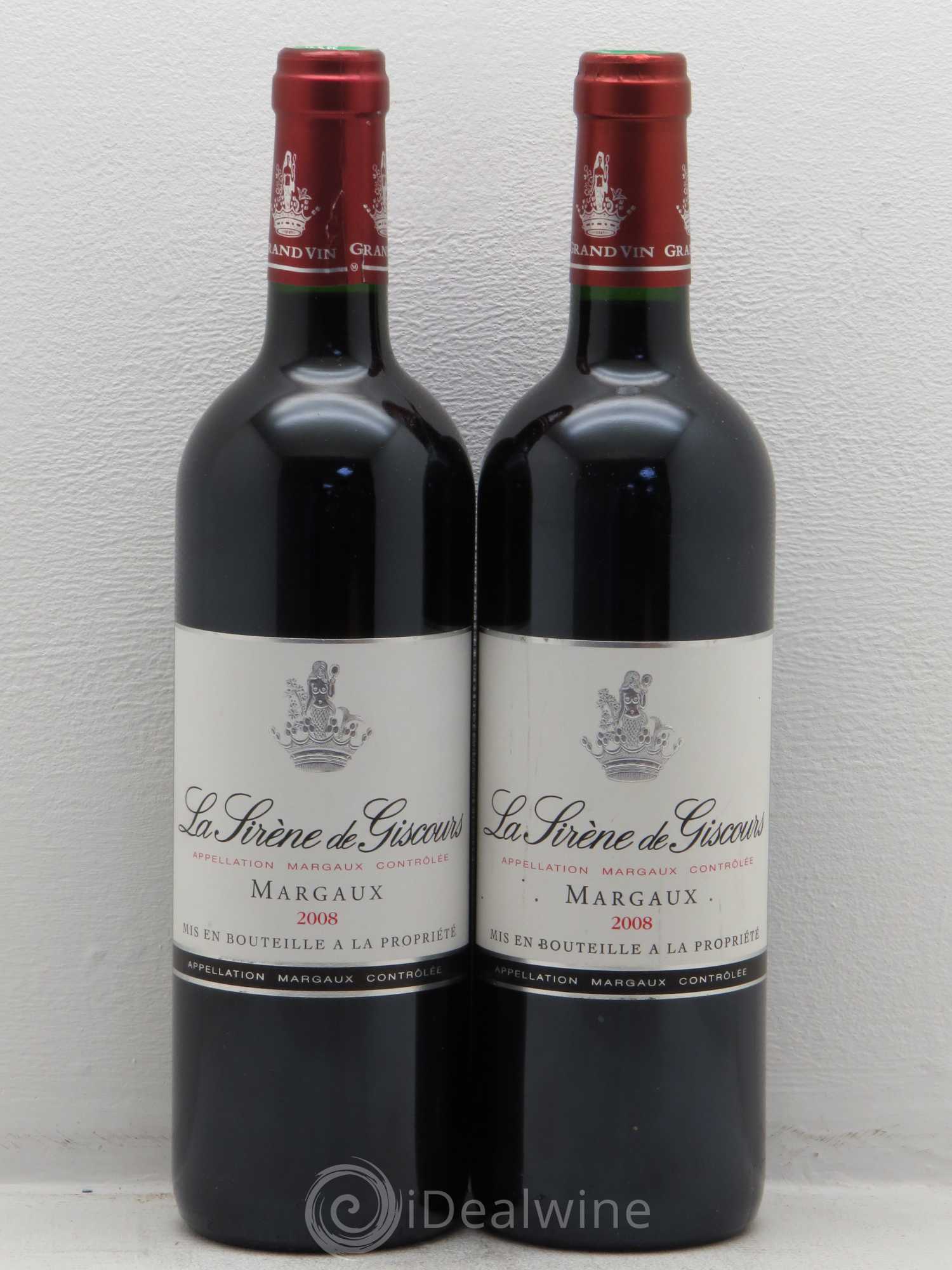 La Sirène de Giscours 2008 - Lot de 2 bouteilles - 0