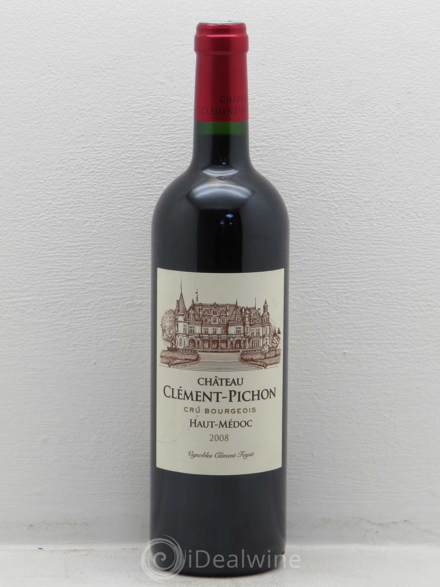 Château Clément-Pichon Cru Bourgeois 2008 - Lot de 1 bouteille - 0