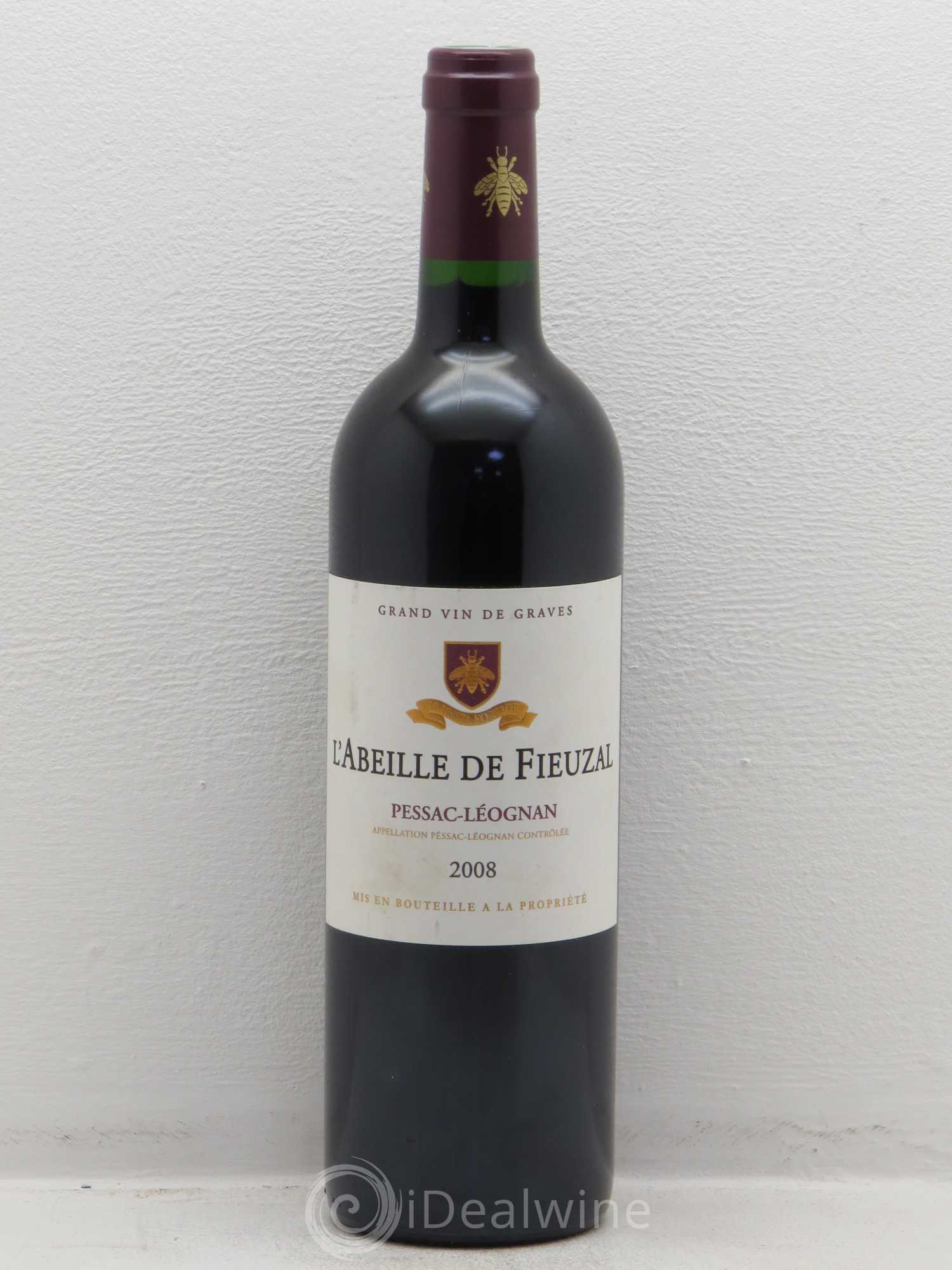 Abeille de Fieuzal 2008 - Lot de 1 bouteille - 0