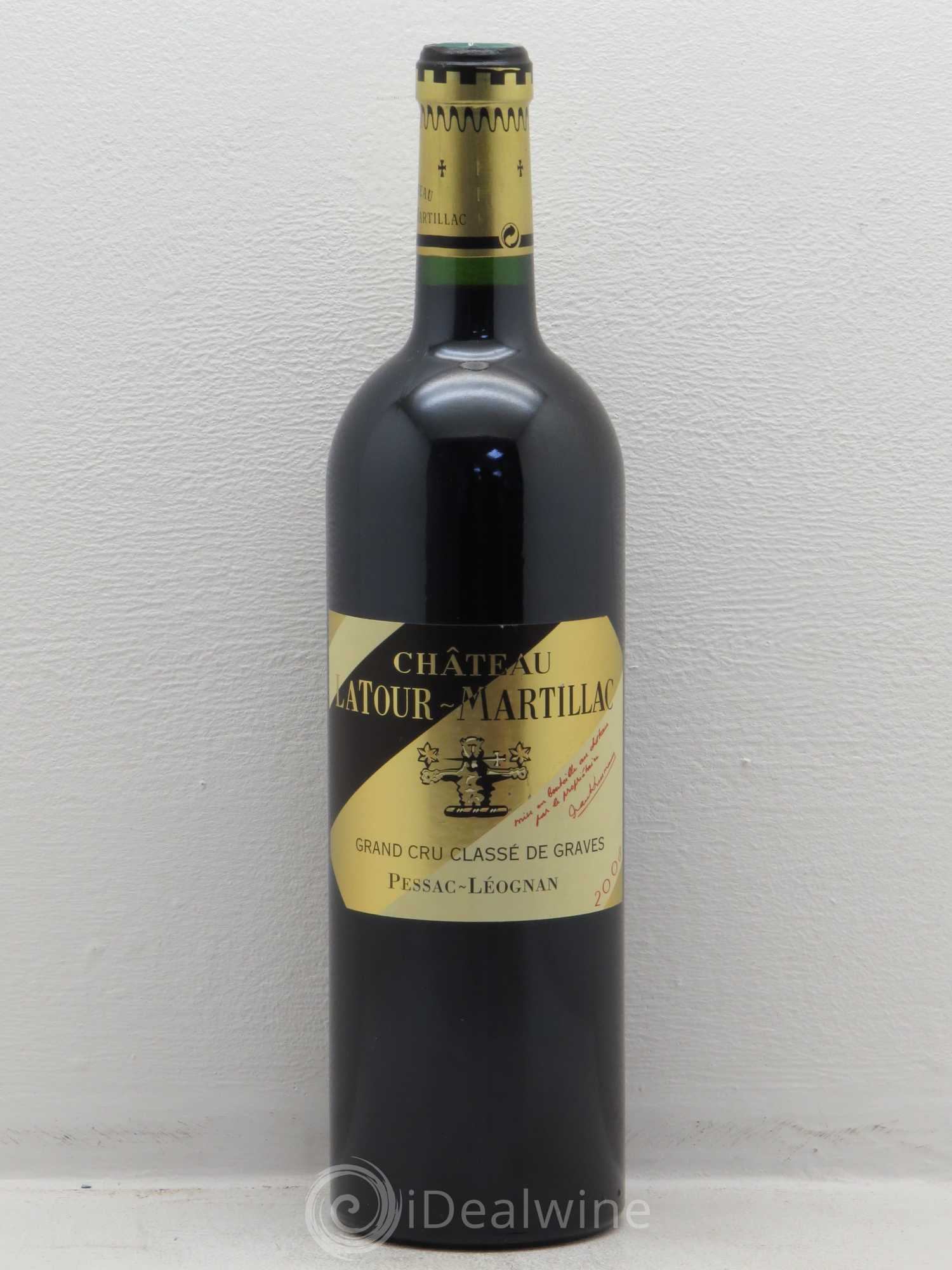 Château Latour-Martillac Cru Classé de Graves 2008 - Lot de 1 bouteille - 0