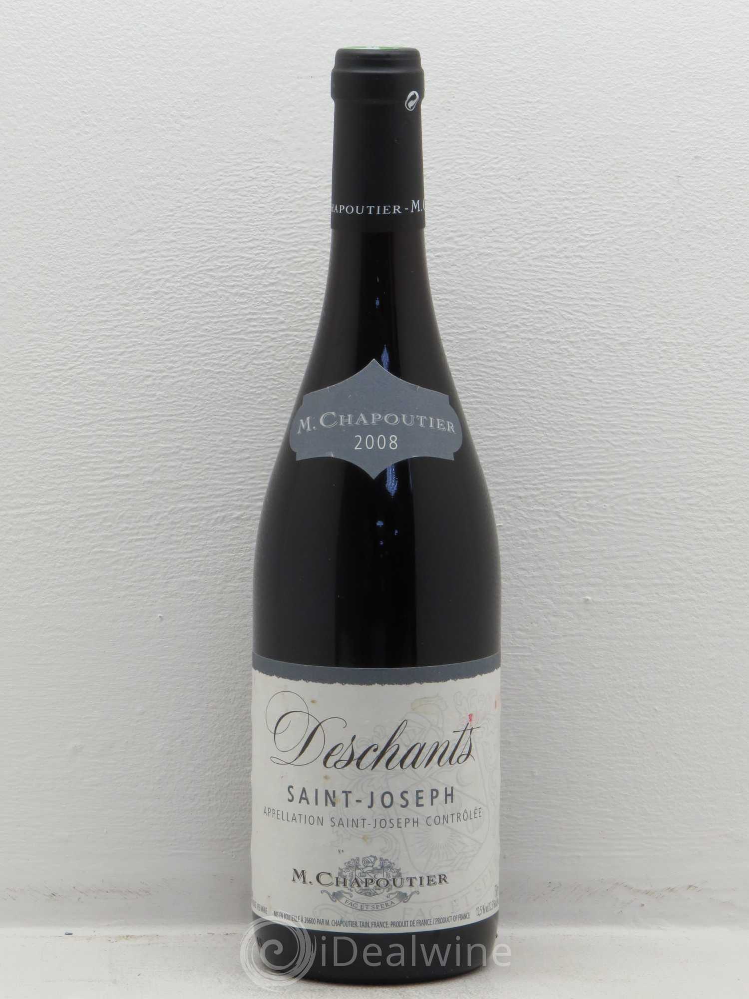 Saint-Joseph Deschants - Chapoutier 2008 - Posten von 1 Flasche - 0