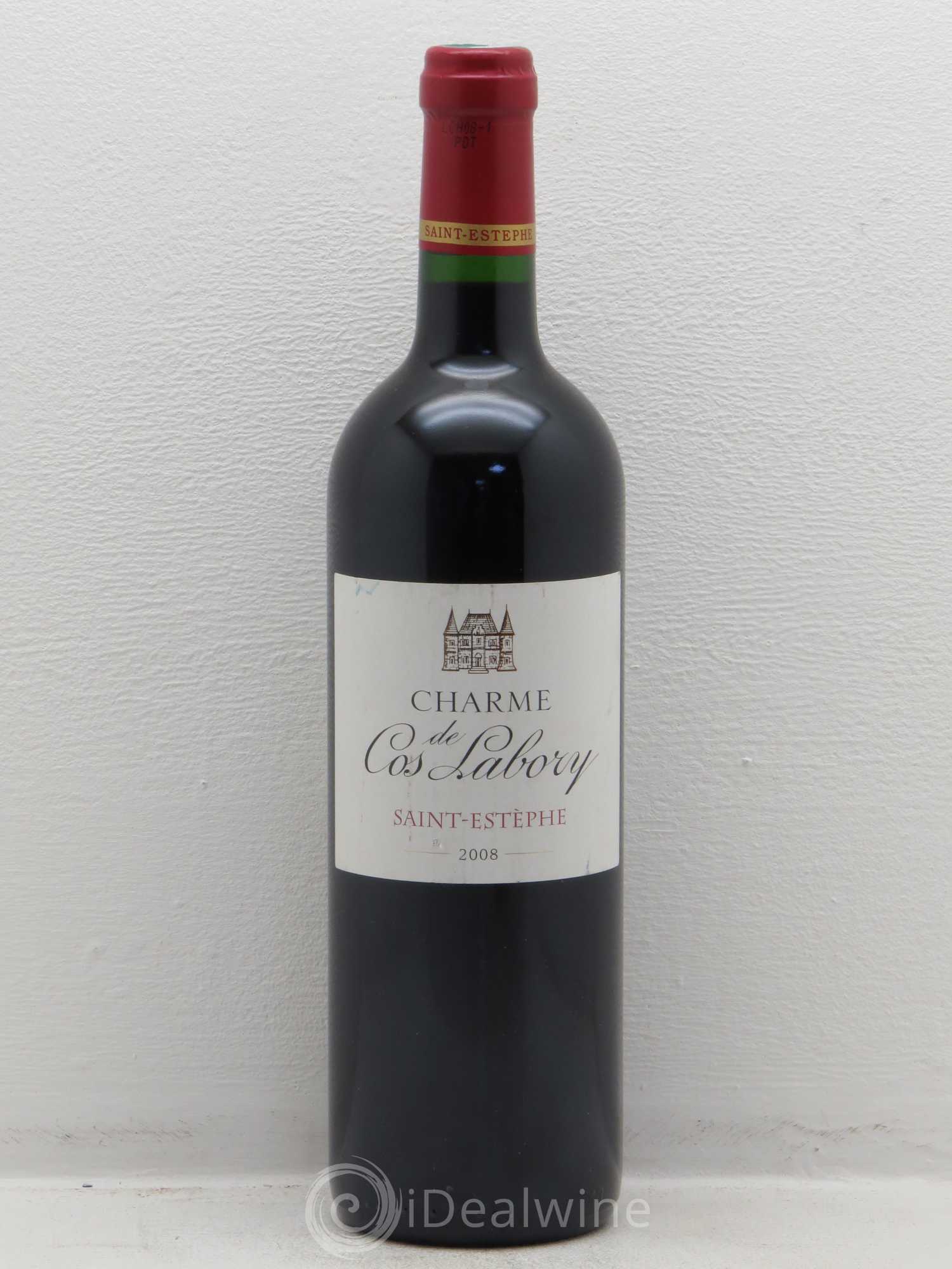 Saint-Estèphe Charme de Cos Labory 2008 - Lot de 1 bouteille - 0