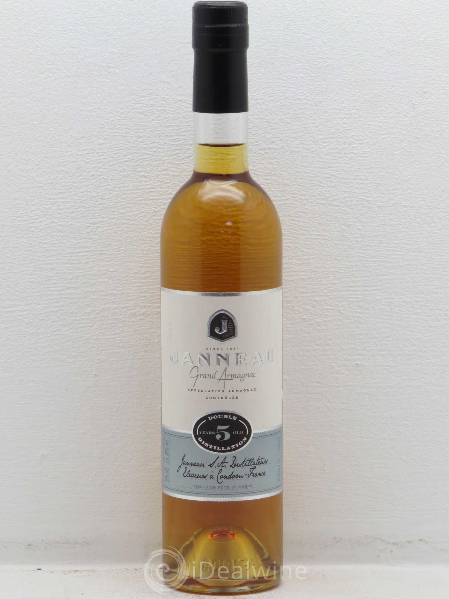 Armagnac Grand Armagnac - Jeanneau double distillation 5 ans - Posten von 1 Flasche - 0