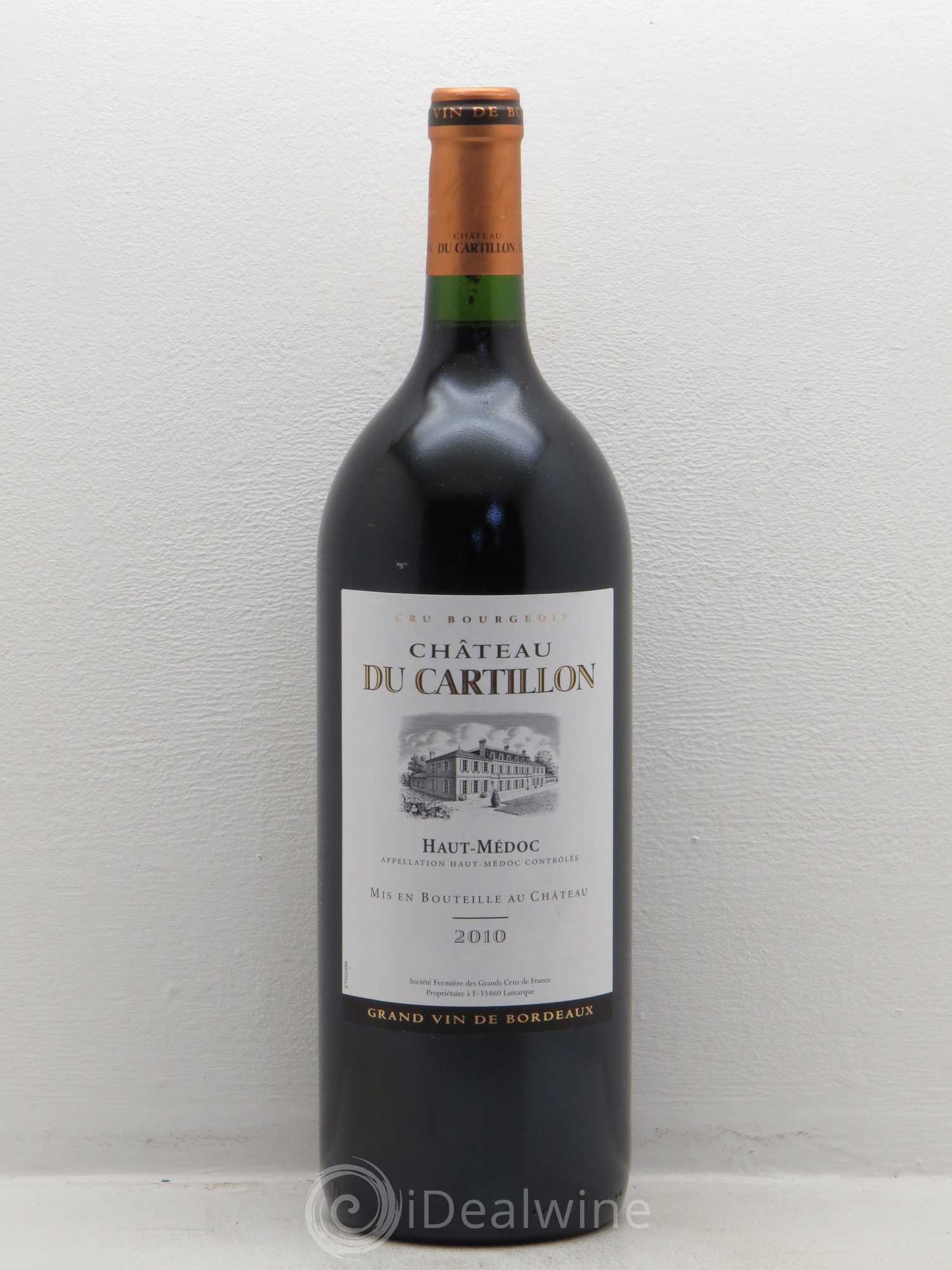 Haut Médoc Château Cartillon 2010 - Posten von 1 Magnum - 0