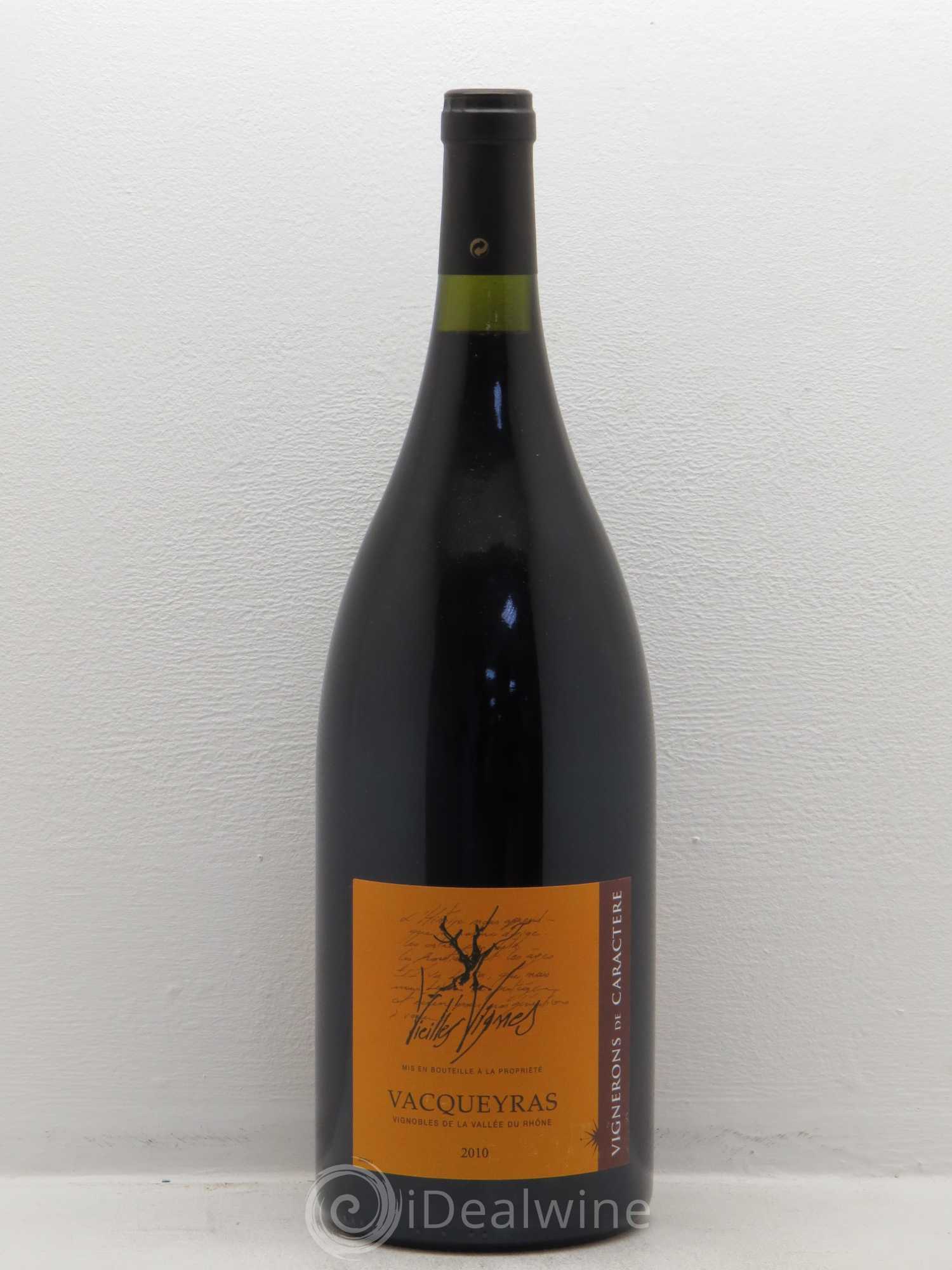 Vacqueyras Vieilles vignes - Cave de Vacqueyras 2010 - Posten von 1 Magnum - 0