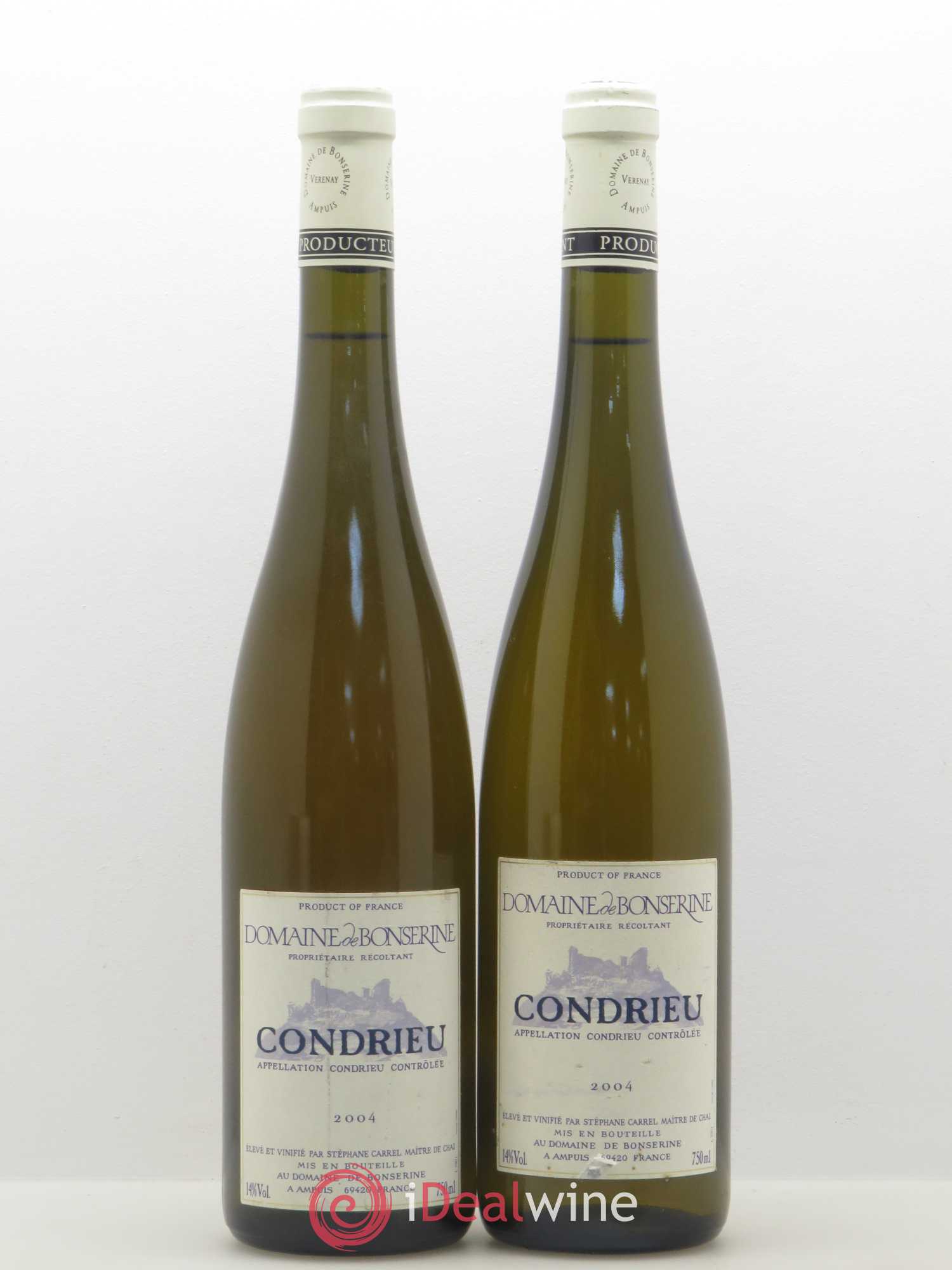 Condrieu Domaine de Bonserine 2004 - Lot de 2 bouteilles - 0