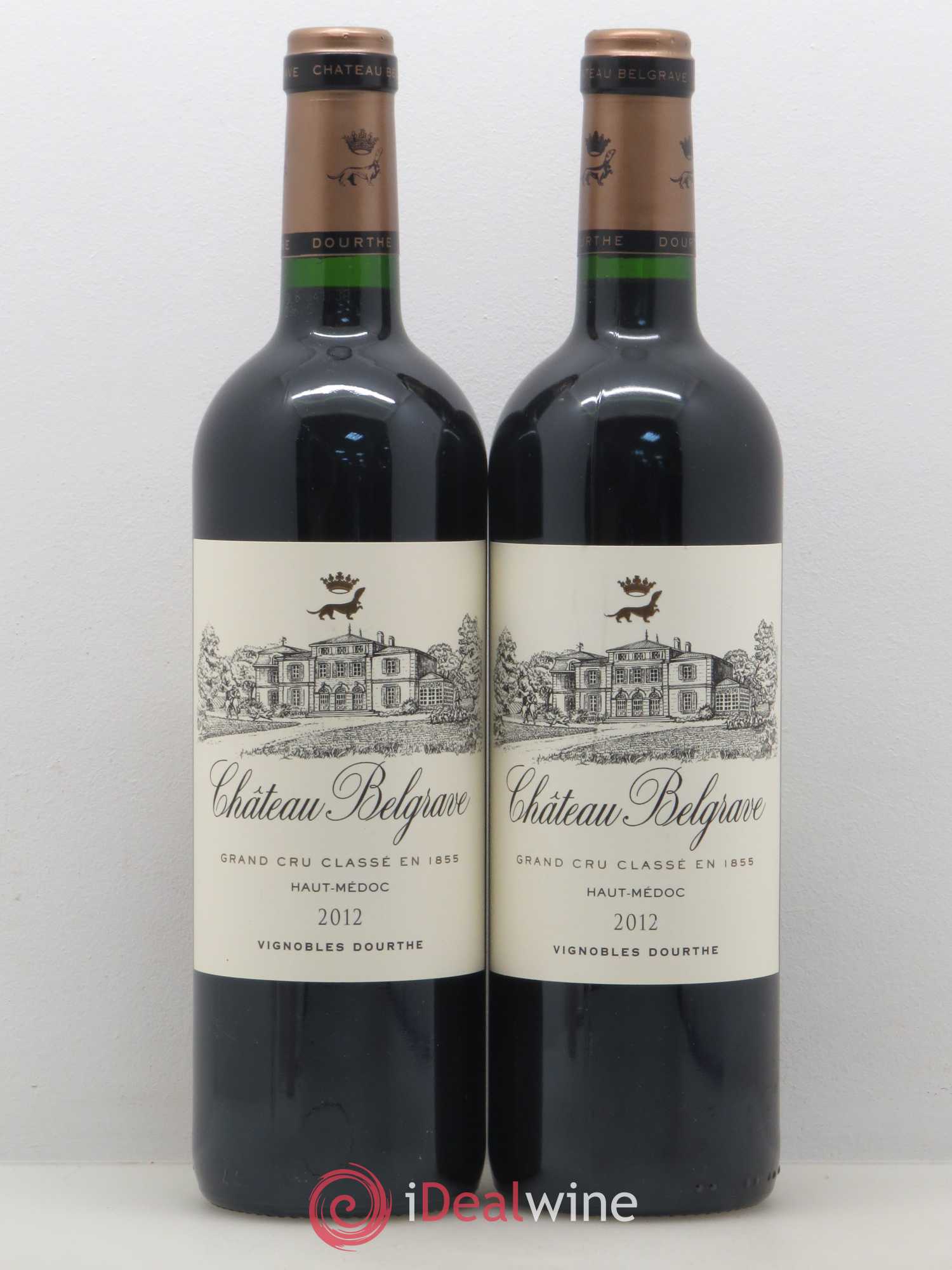Château Belgrave 5ème Grand Cru Classé 2012 - Lot de 2 bouteilles - 0