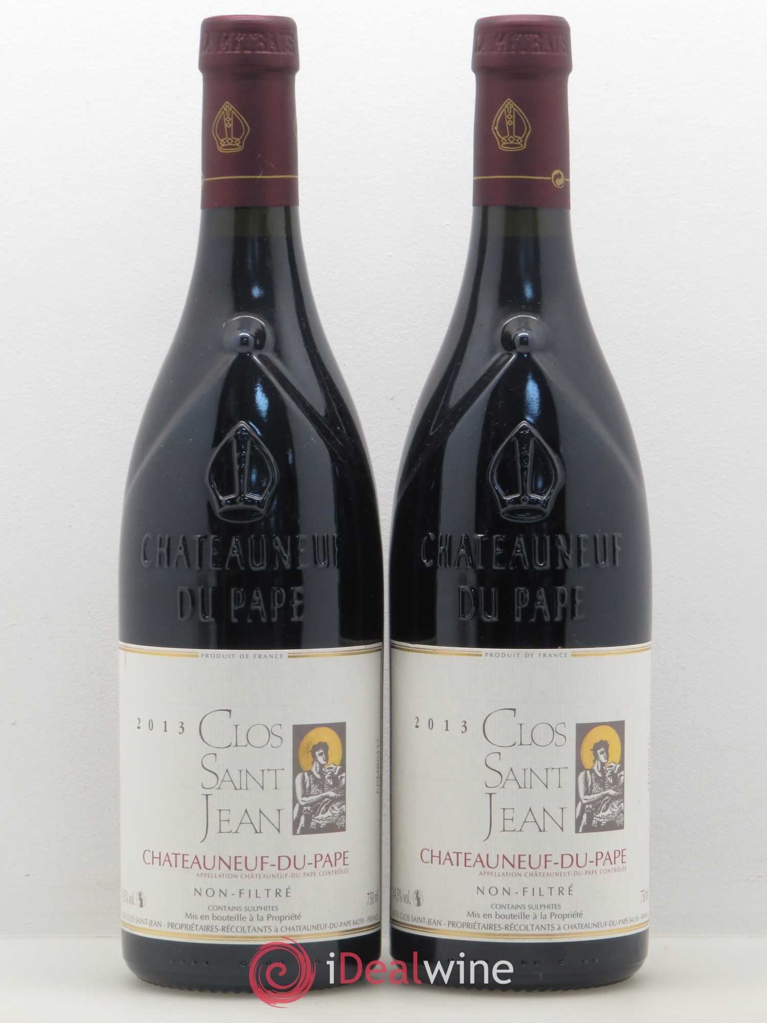 Châteauneuf-du-Pape Clos Saint Jean 2013 - Posten von 2 Flaschen - 0