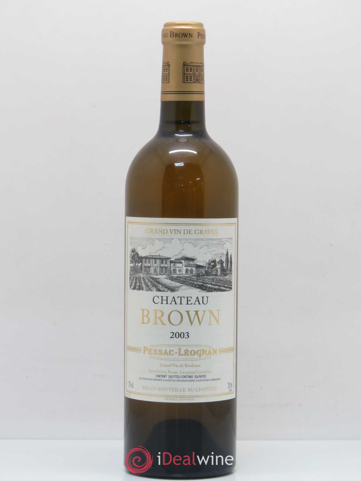 Château Brown 2003 - Lot de 1 bouteille - 0