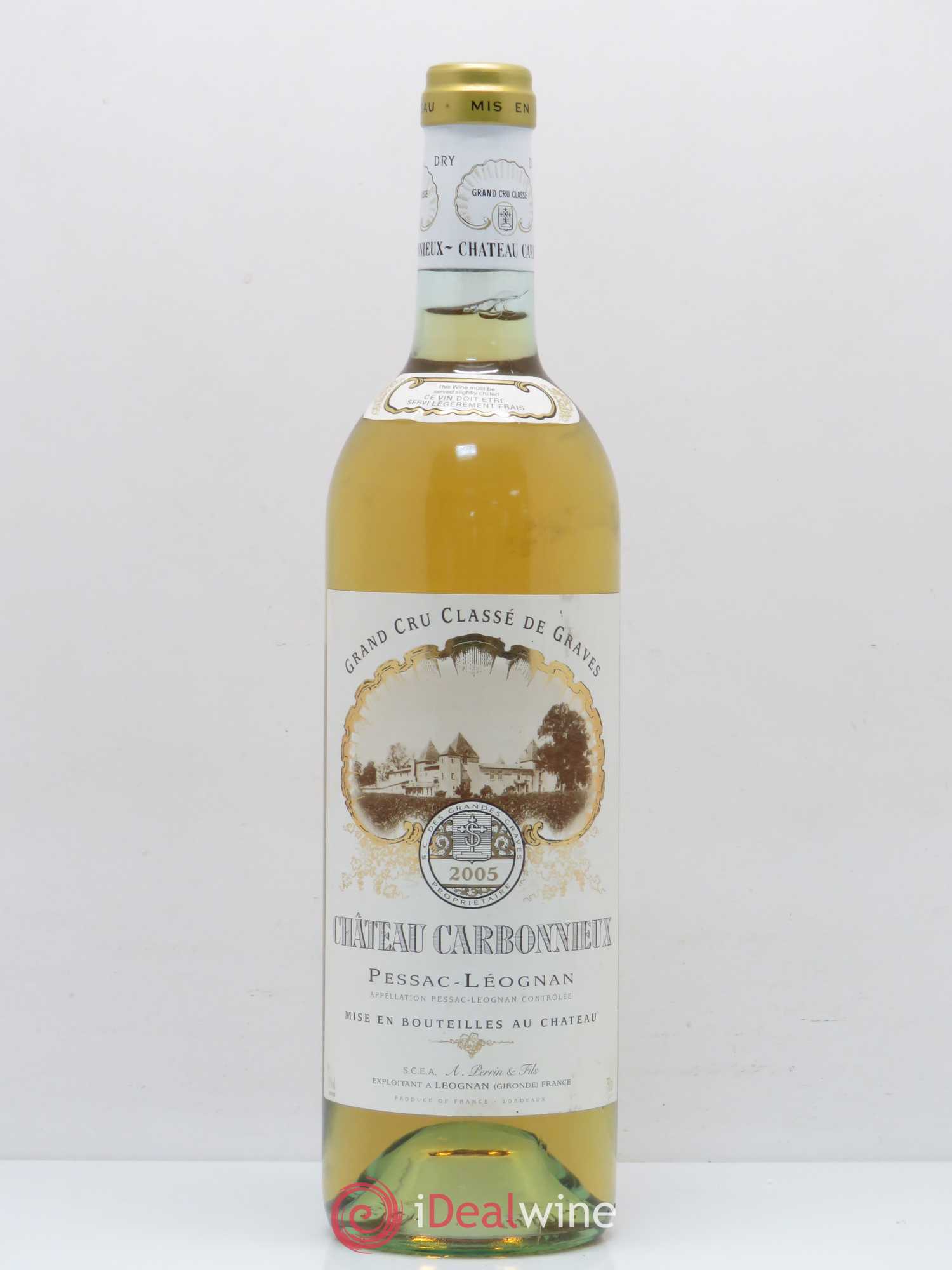 Château Carbonnieux Cru Classé de Graves 2005 - Lot de 1 bouteille - 0