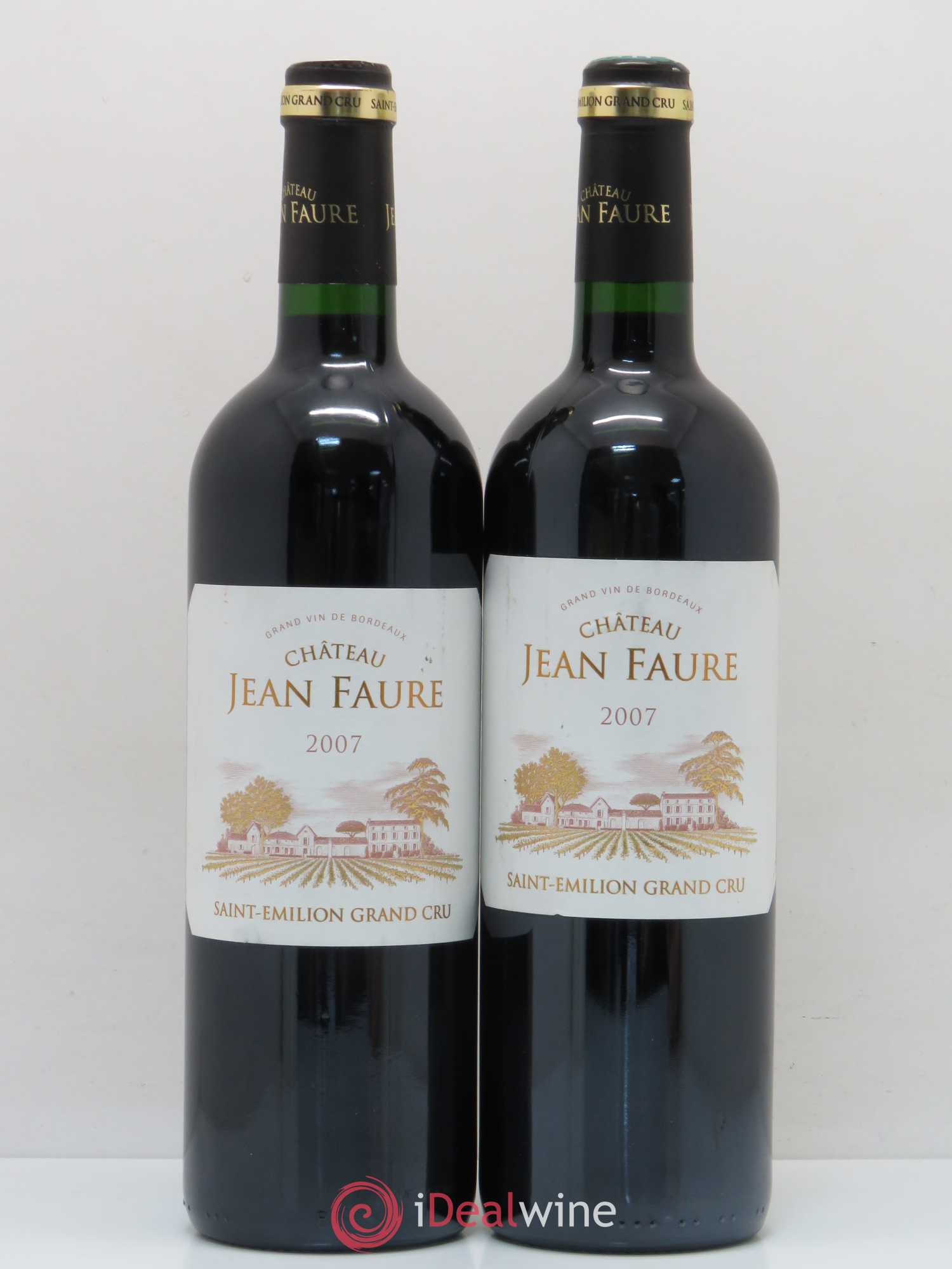 Château Jean Faure Grand Cru Classé 2007 - Lot de 2 bouteilles - 0