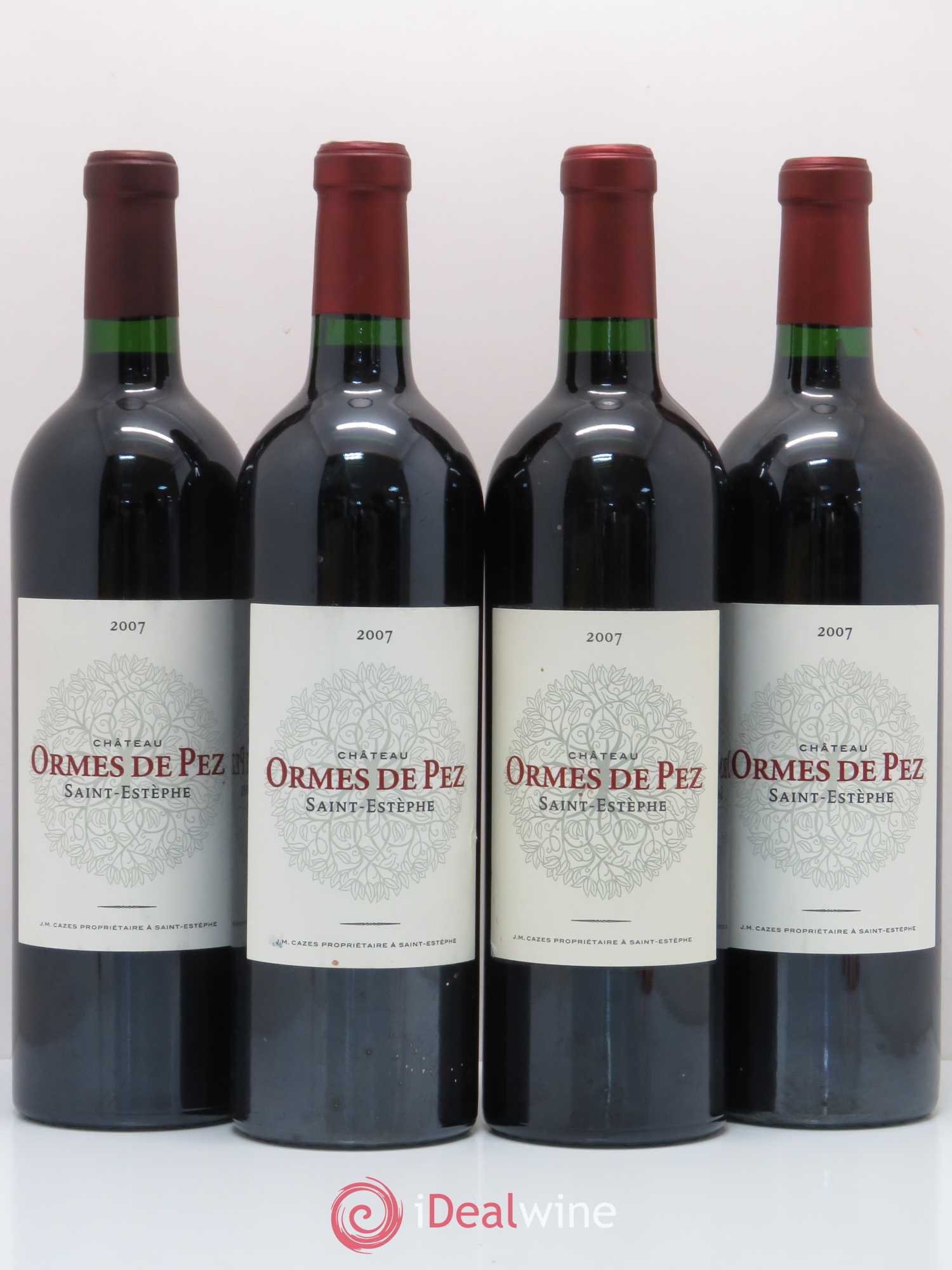 Château les Ormes de Pez 2007 - Lot de 4 bouteilles - 0