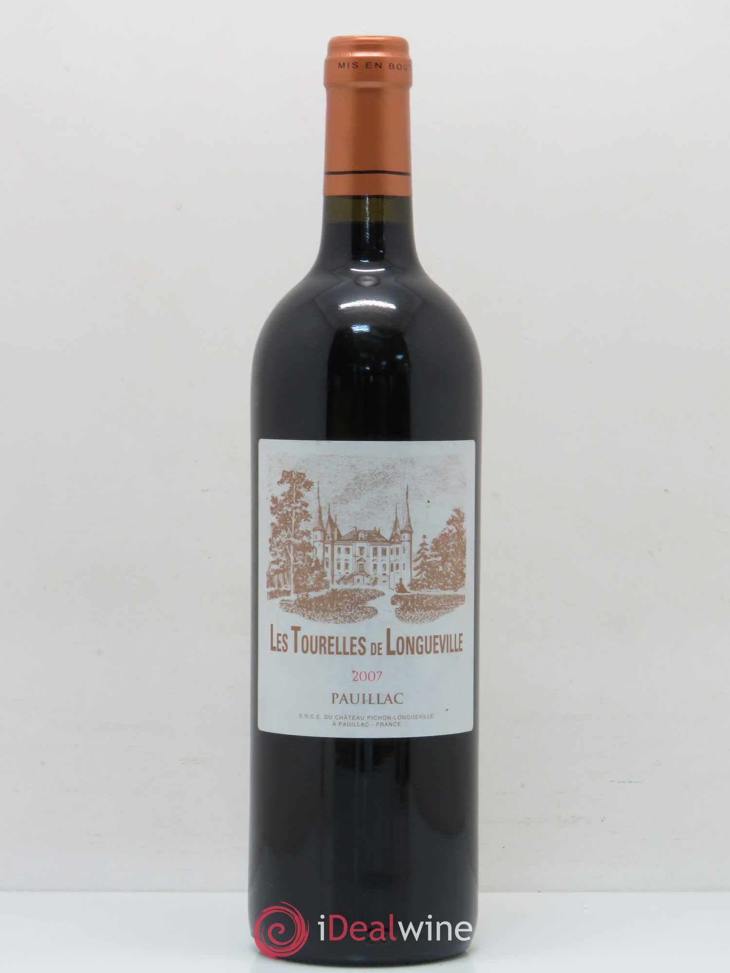 Les Tourelles de Longueville Second Vin 2007 - Lot de 1 bouteille - 0