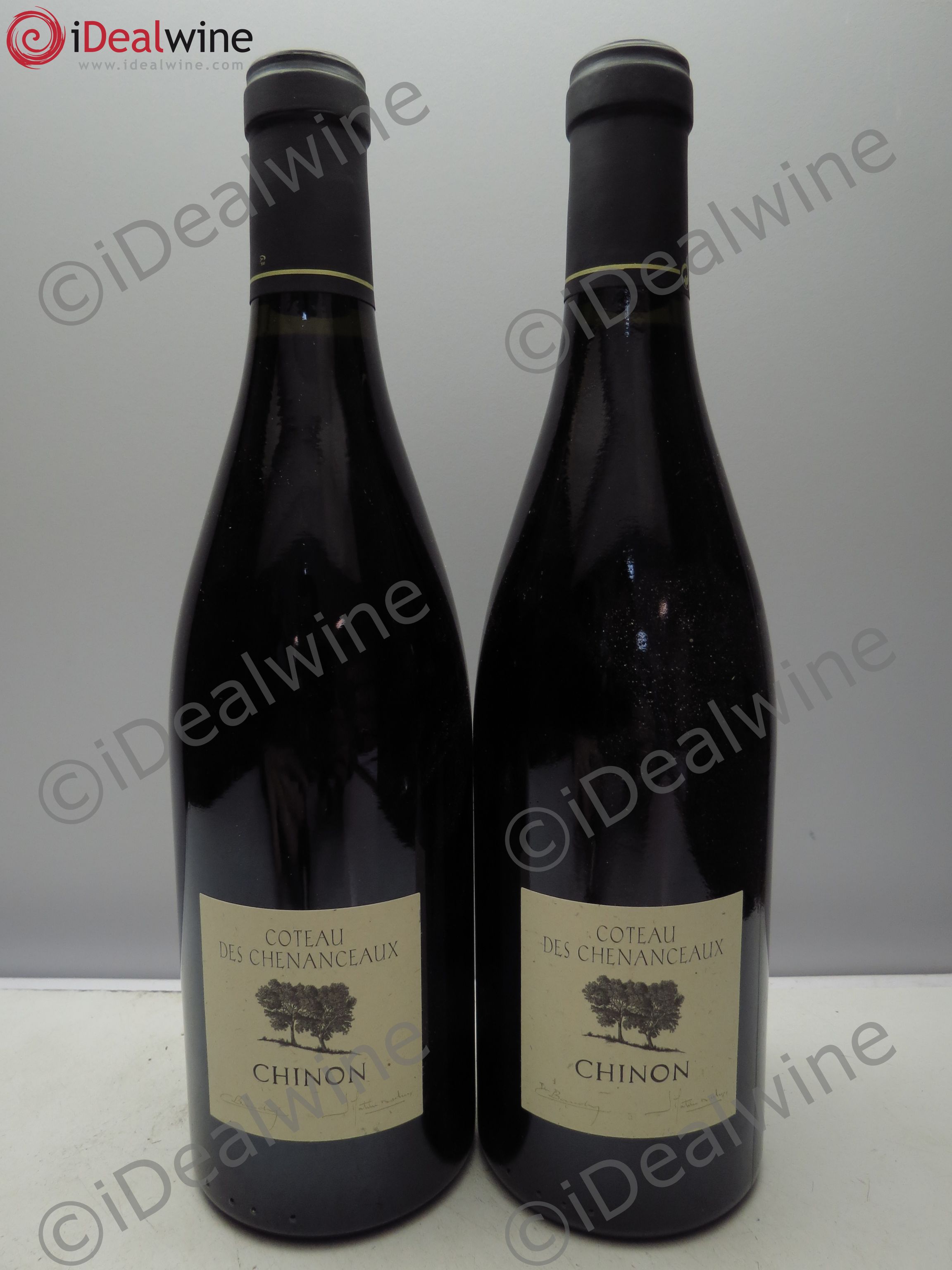 Chinon Coteau des Chenanceaux. Baudry Dutour 2000 - Posten von 2 Flaschen - 0