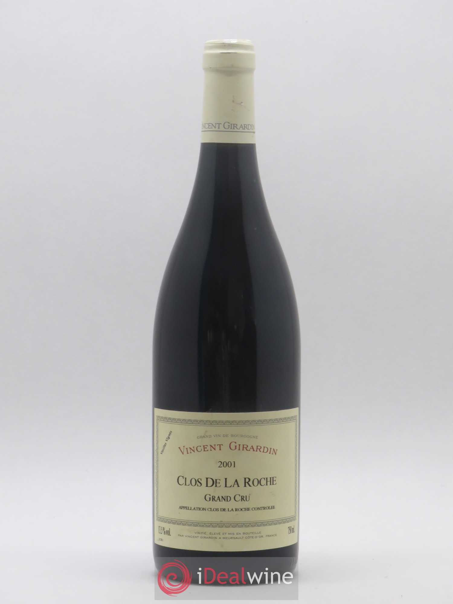 Clos de la Roche Grand Cru Vincent Girardin (Domaine) vieilles vignes 2001 - Posten von 1 Flasche - 0